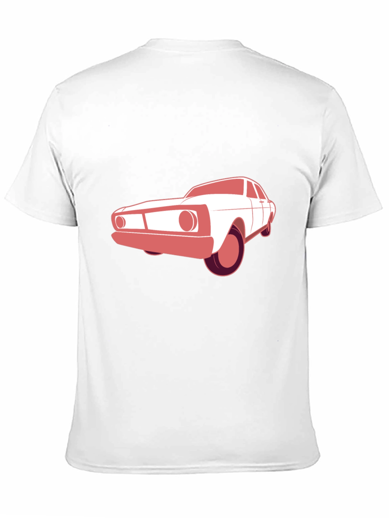 Classic Car Graphic Tee - Black Cotton