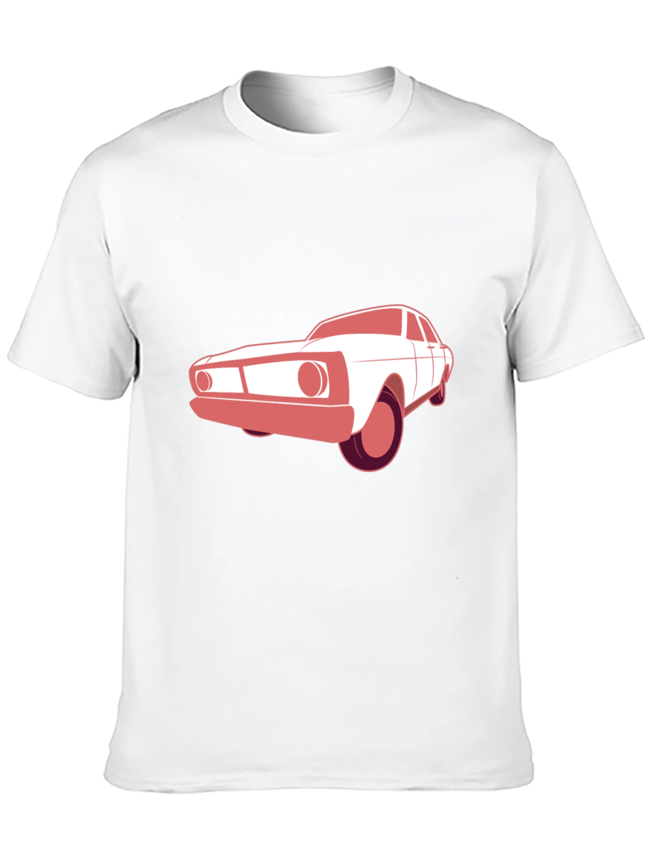 Classic Car Graphic Tee - Black Cotton
