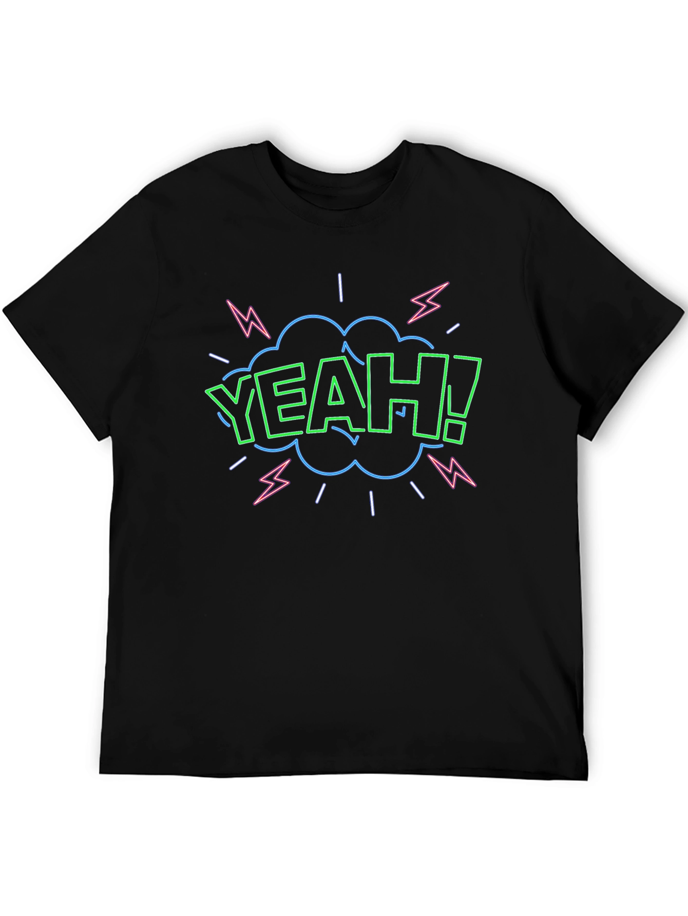 Yeah! Graphic Print Black T-Shirt