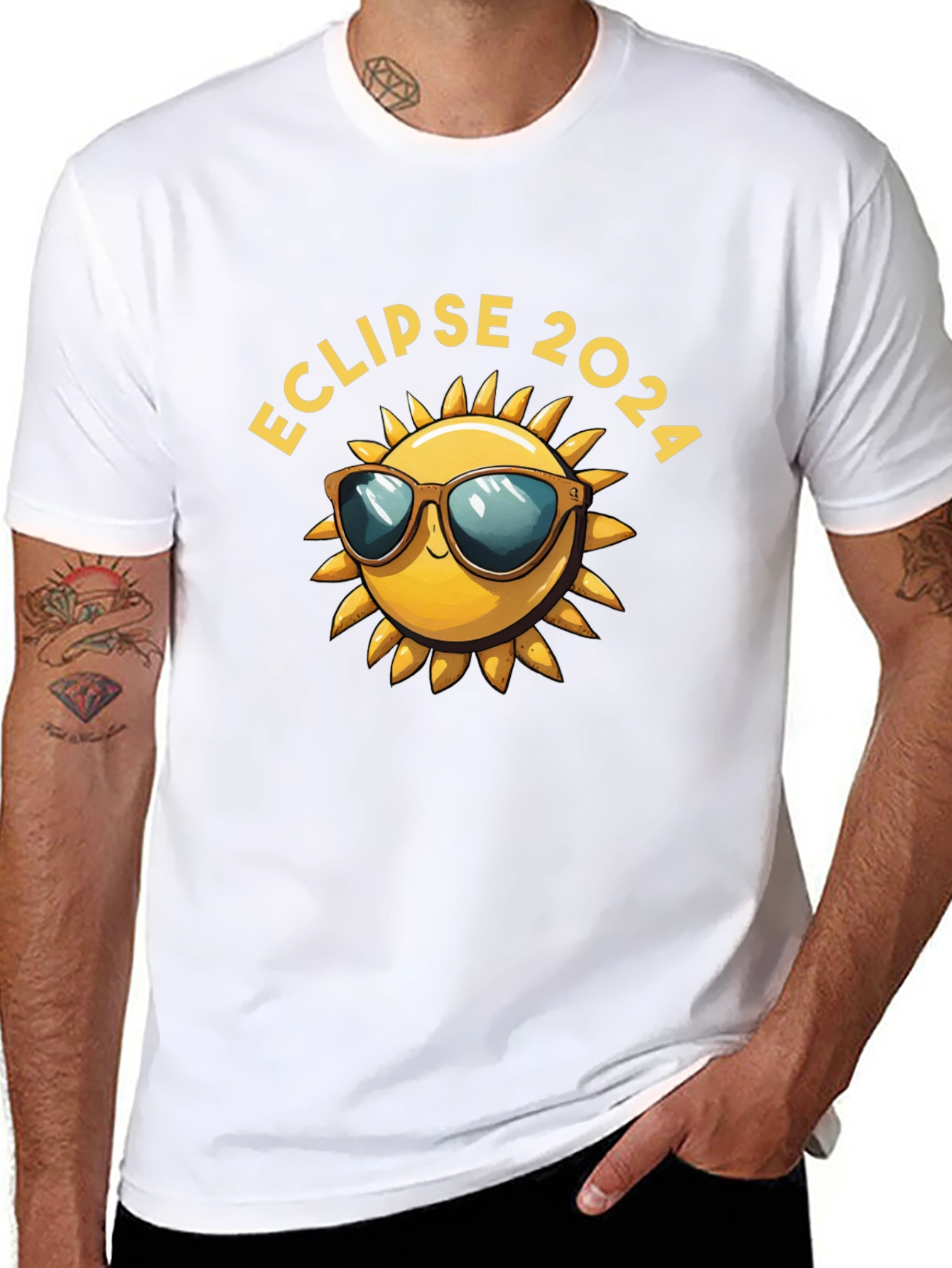 Eclipse 2024 Sun Graphic Tee
