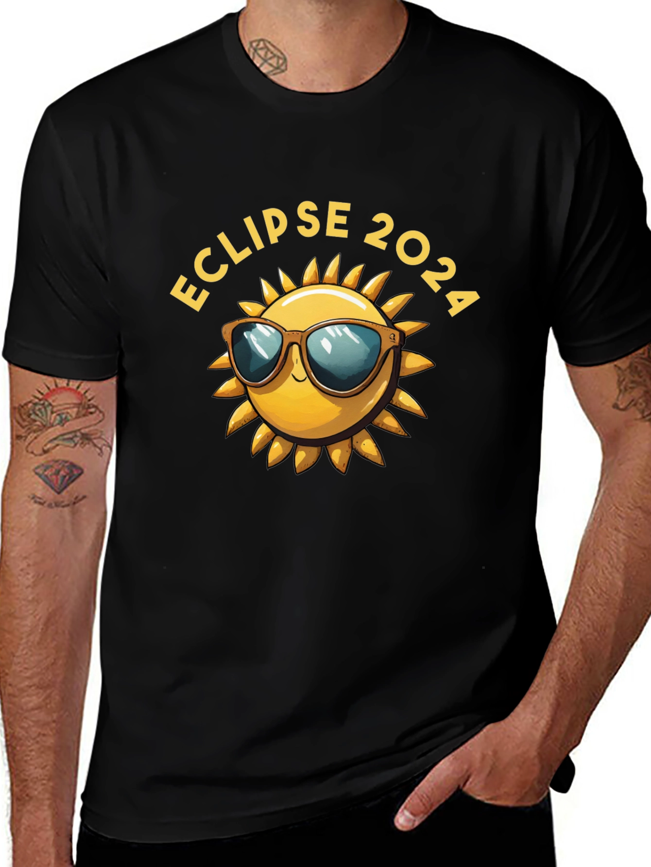 Eclipse 2024 Sun Graphic Tee