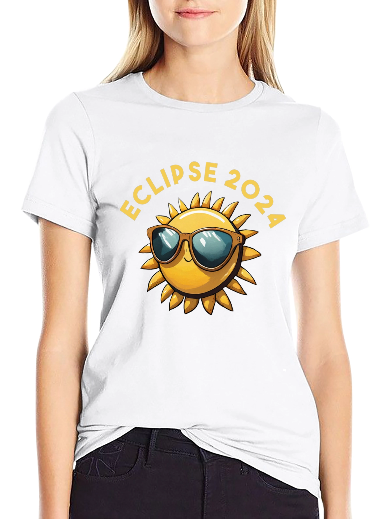 Eclipse 2024 Sun Graphic Tee