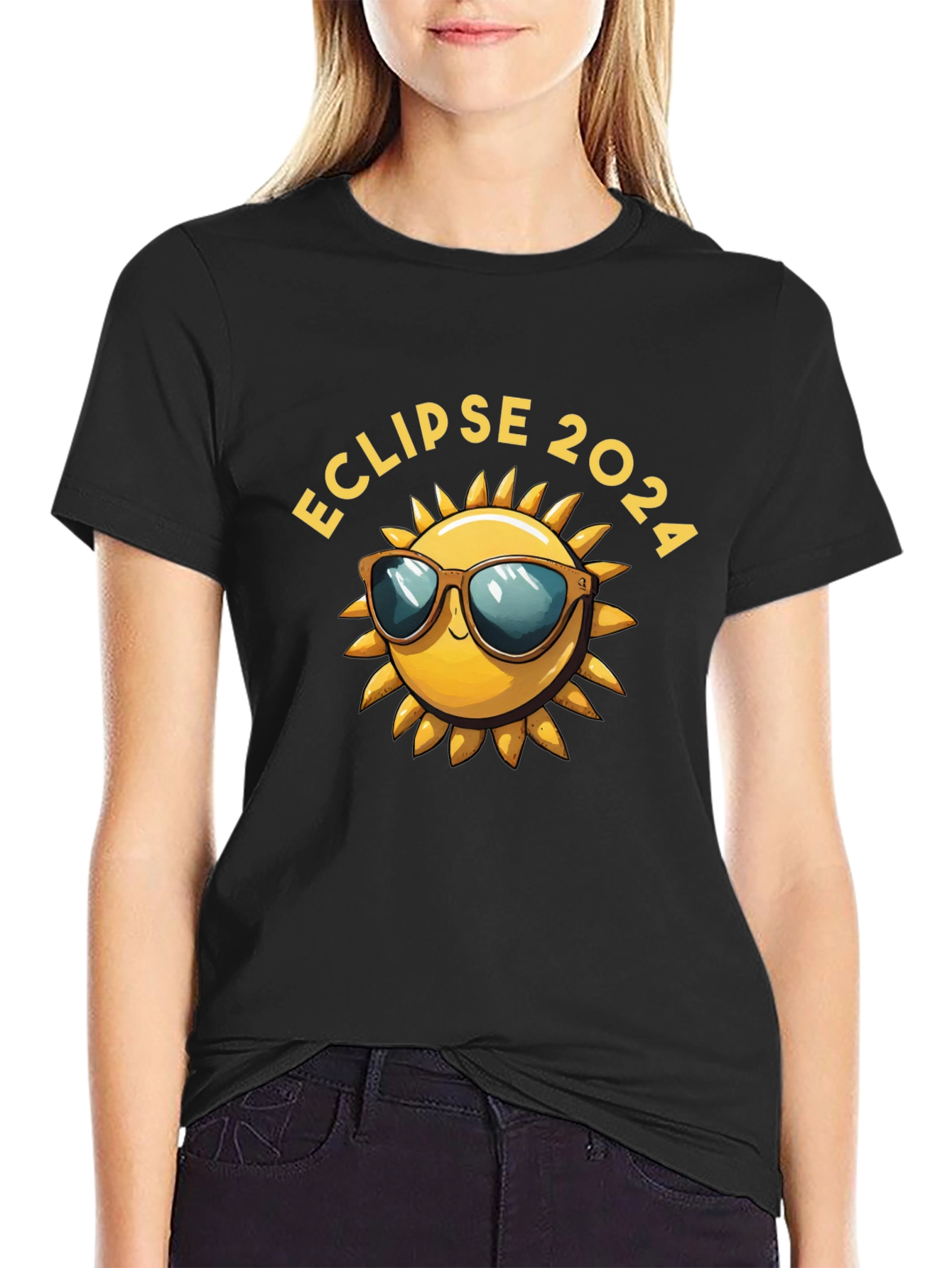 Eclipse 2024 Sun Graphic Tee