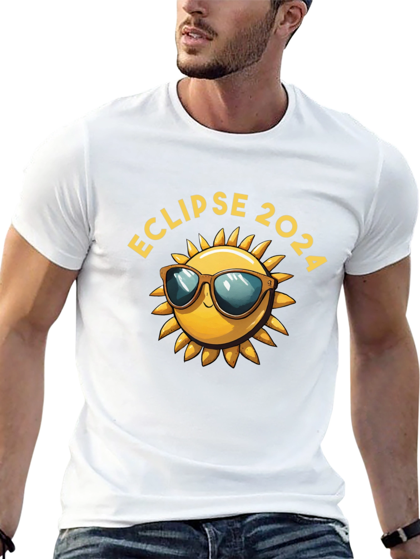 Eclipse 2024 Sun Graphic Tee