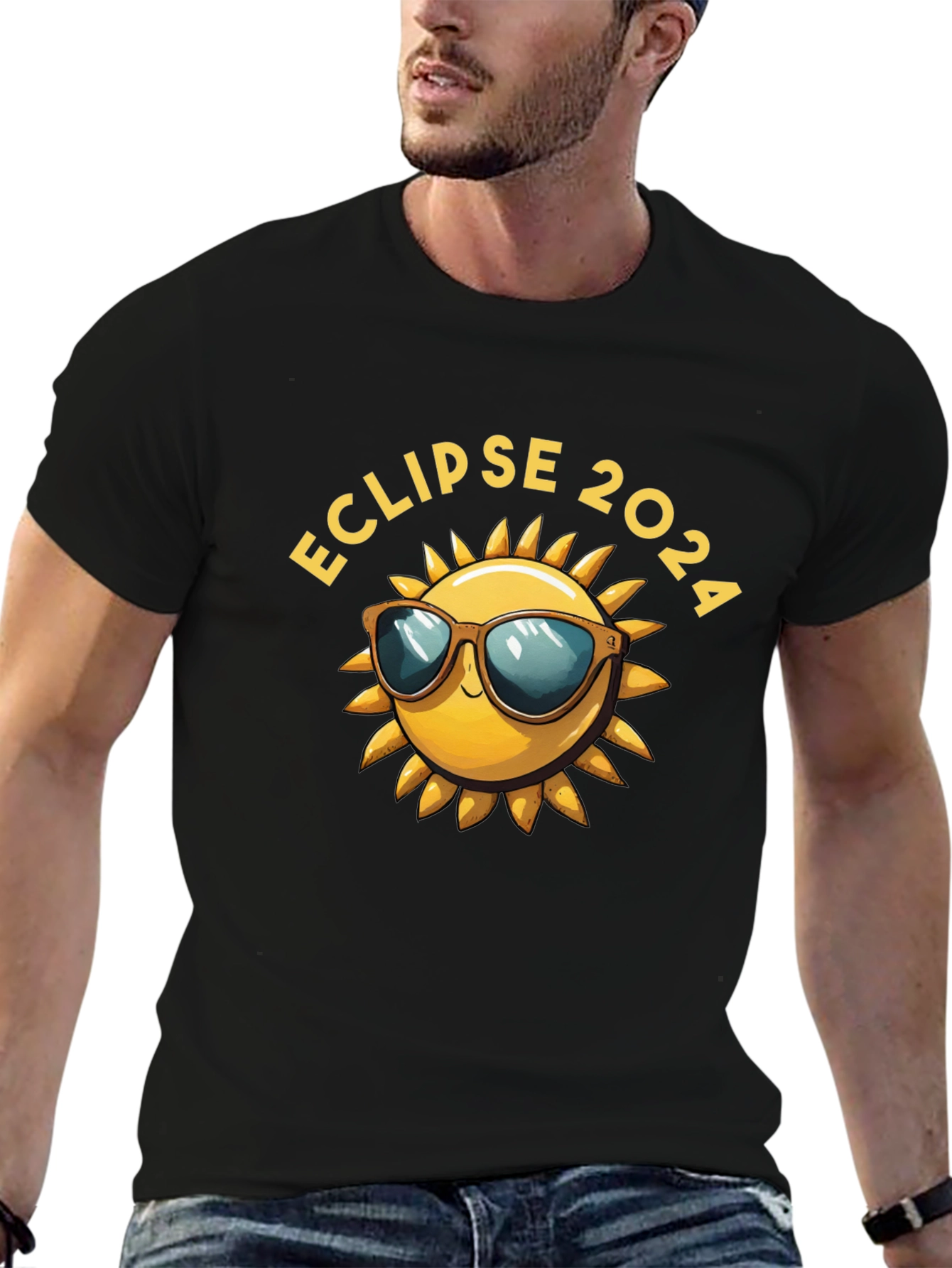 Eclipse 2024 Sun Graphic Tee