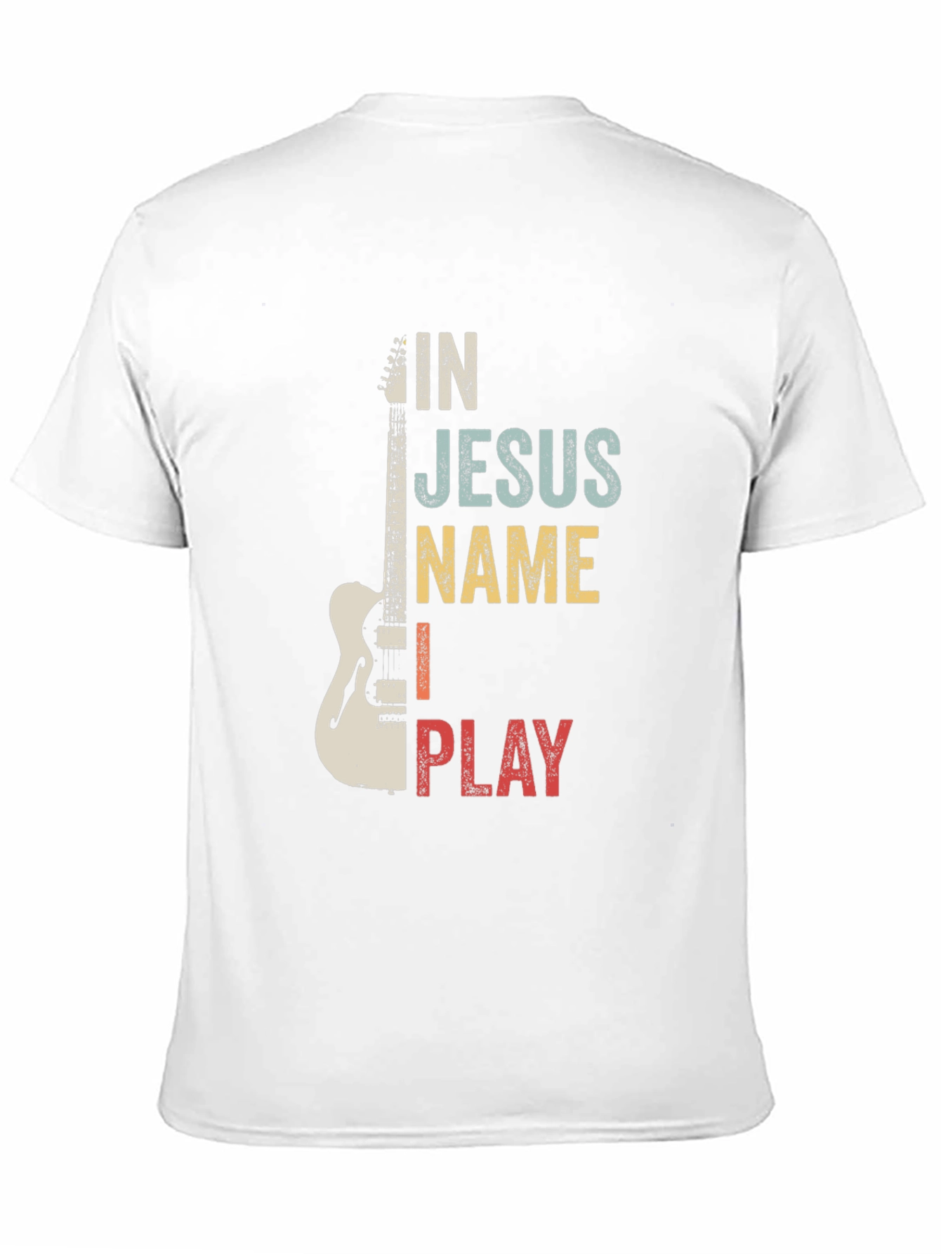 In Jesus Name I Play Guitar T-Shirt