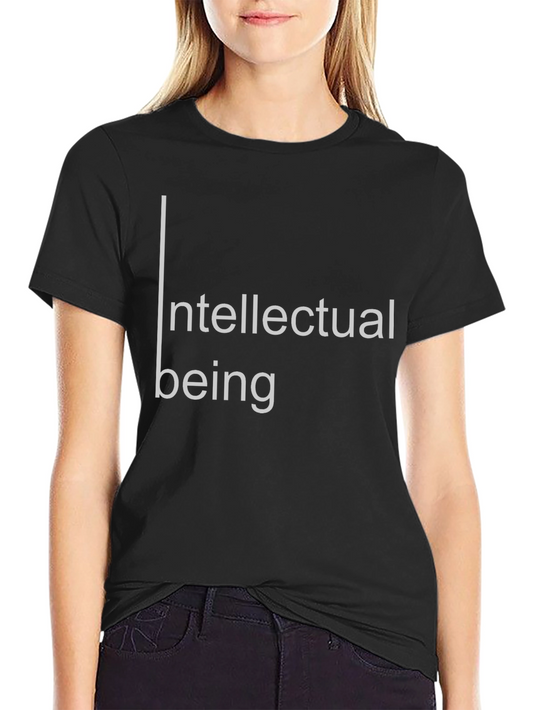 Intellectual Being Black T-Shirt