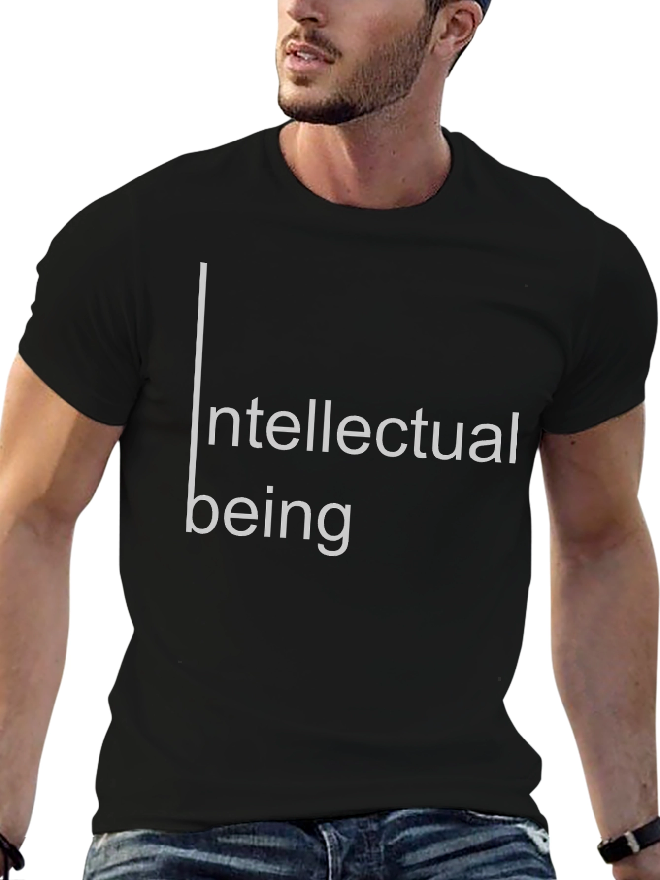 Intellectual Being Black T-Shirt
