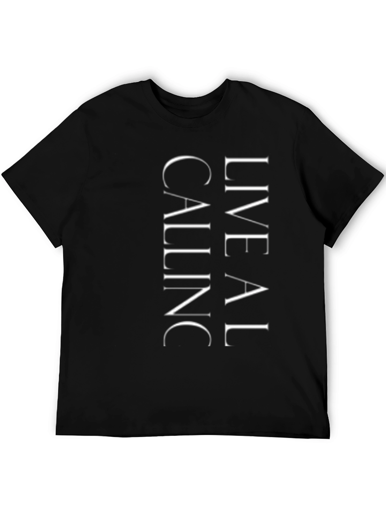 Live A Calling Graphic Tee - Black