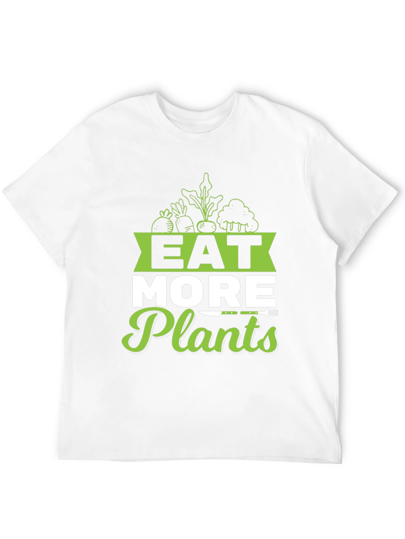 Eat More Plants Graphic T-Shirt - Vegan Friendly