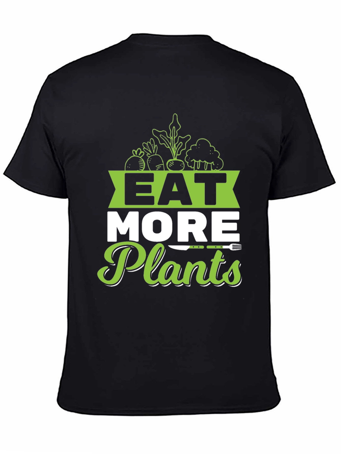 Eat More Plants Graphic T-Shirt - Vegan Friendly