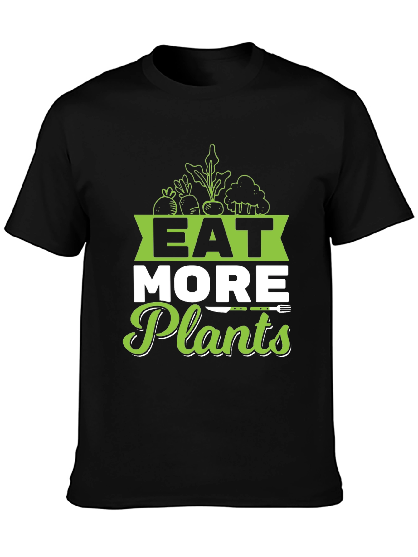 Eat More Plants Graphic T-Shirt - Vegan Friendly