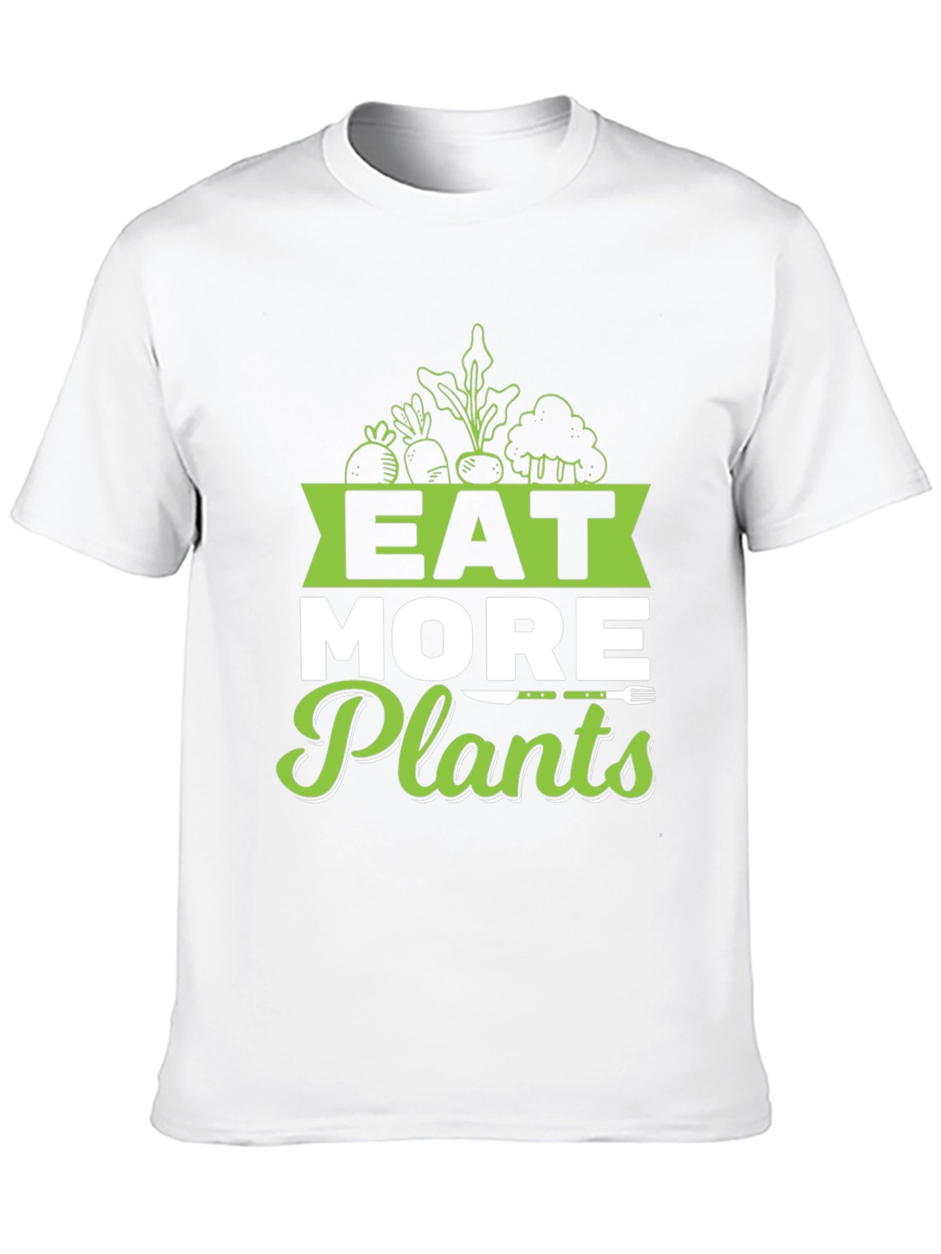 Eat More Plants Graphic T-Shirt - Vegan Friendly