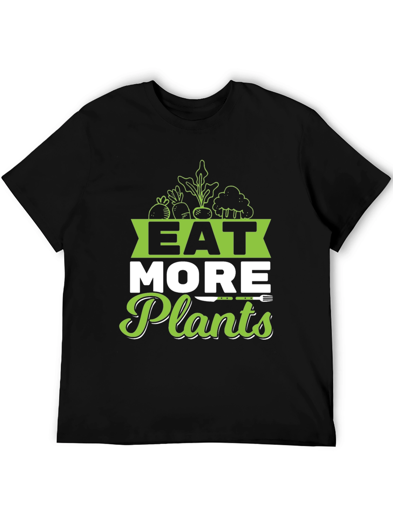 Eat More Plants Graphic T-Shirt - Vegan Friendly