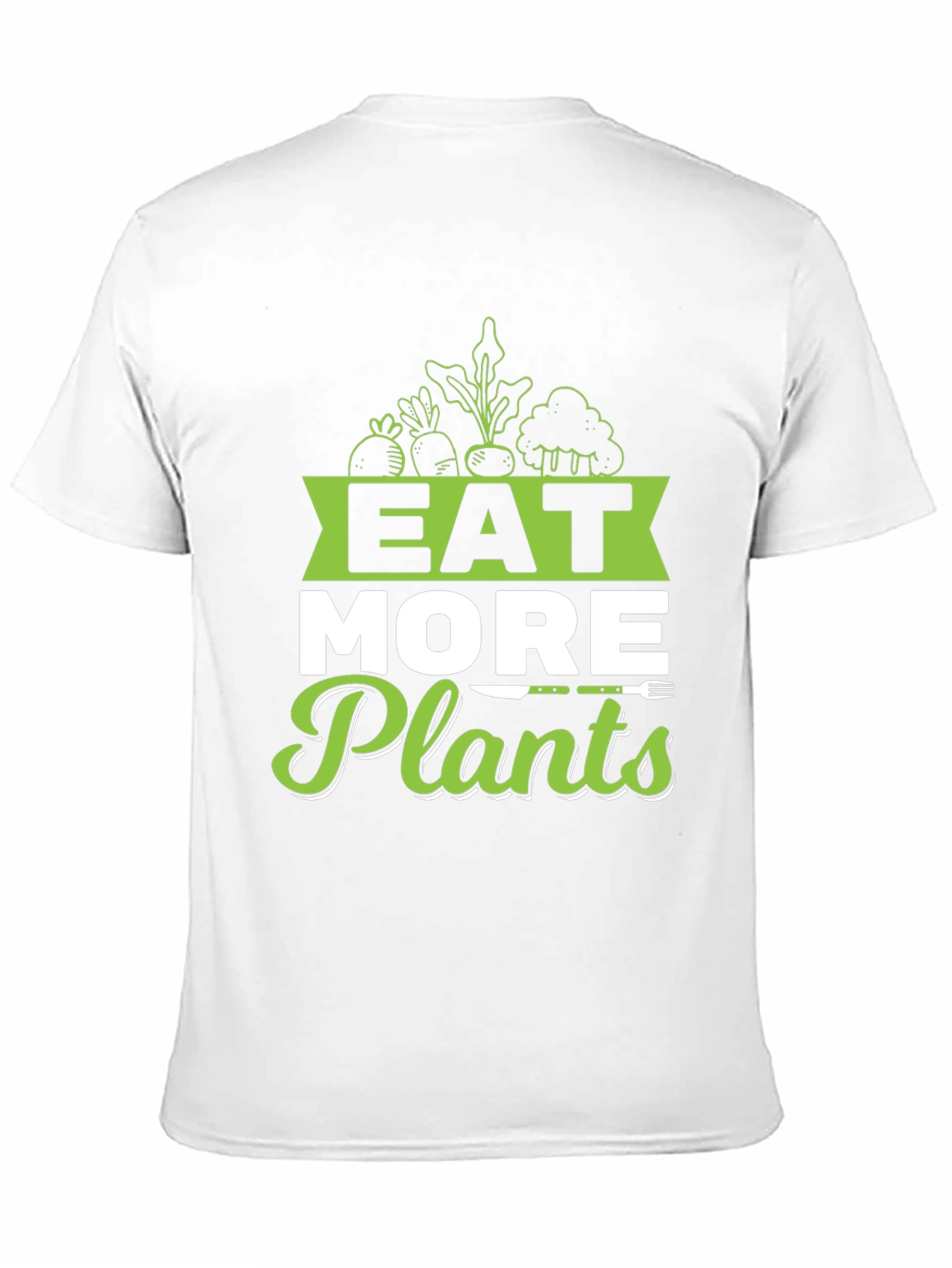 Eat More Plants Graphic T-Shirt - Vegan Friendly