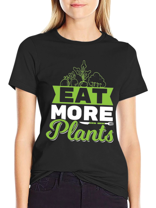 Eat More Plants Graphic T-Shirt - Vegan Friendly