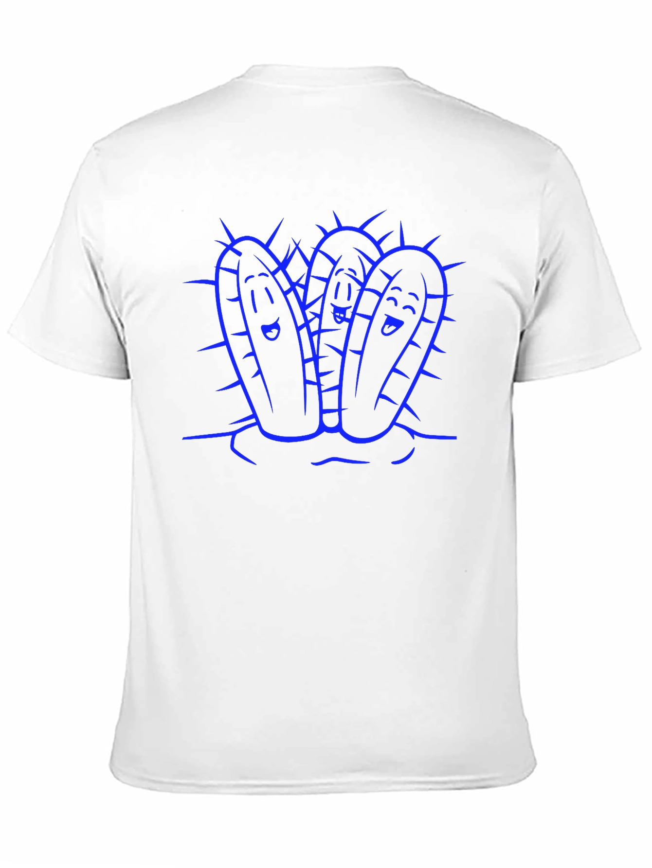 Fun Cactus Graphic Tee - Black