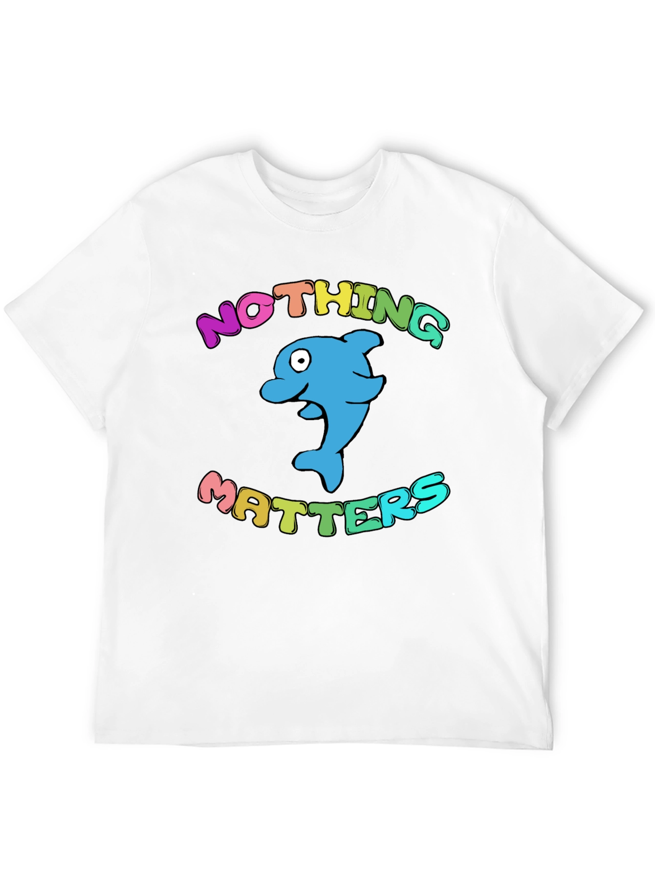 Nothing Matters Dolphin T-Shirt - Black