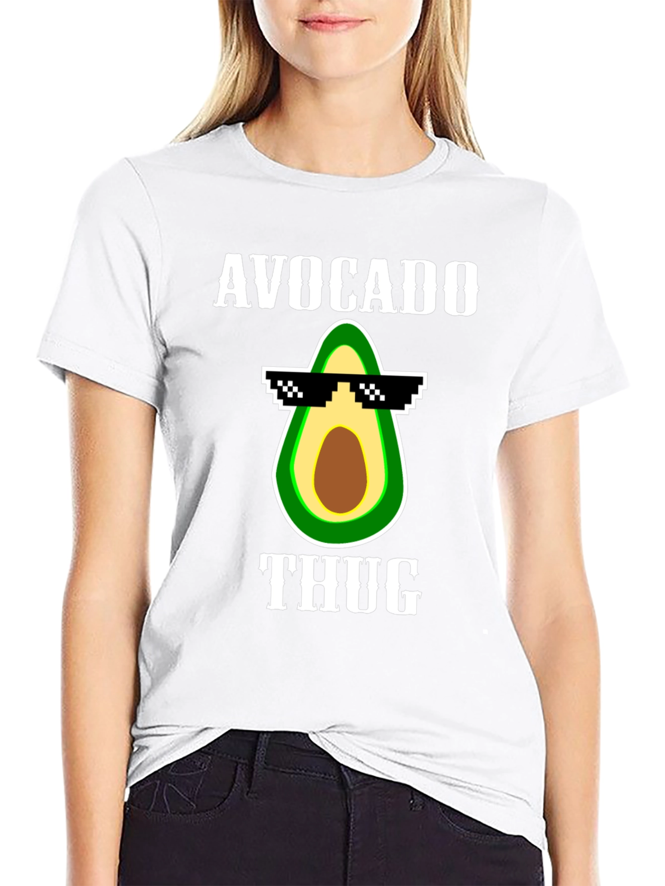 Avocado Thug Life Graphic Tee