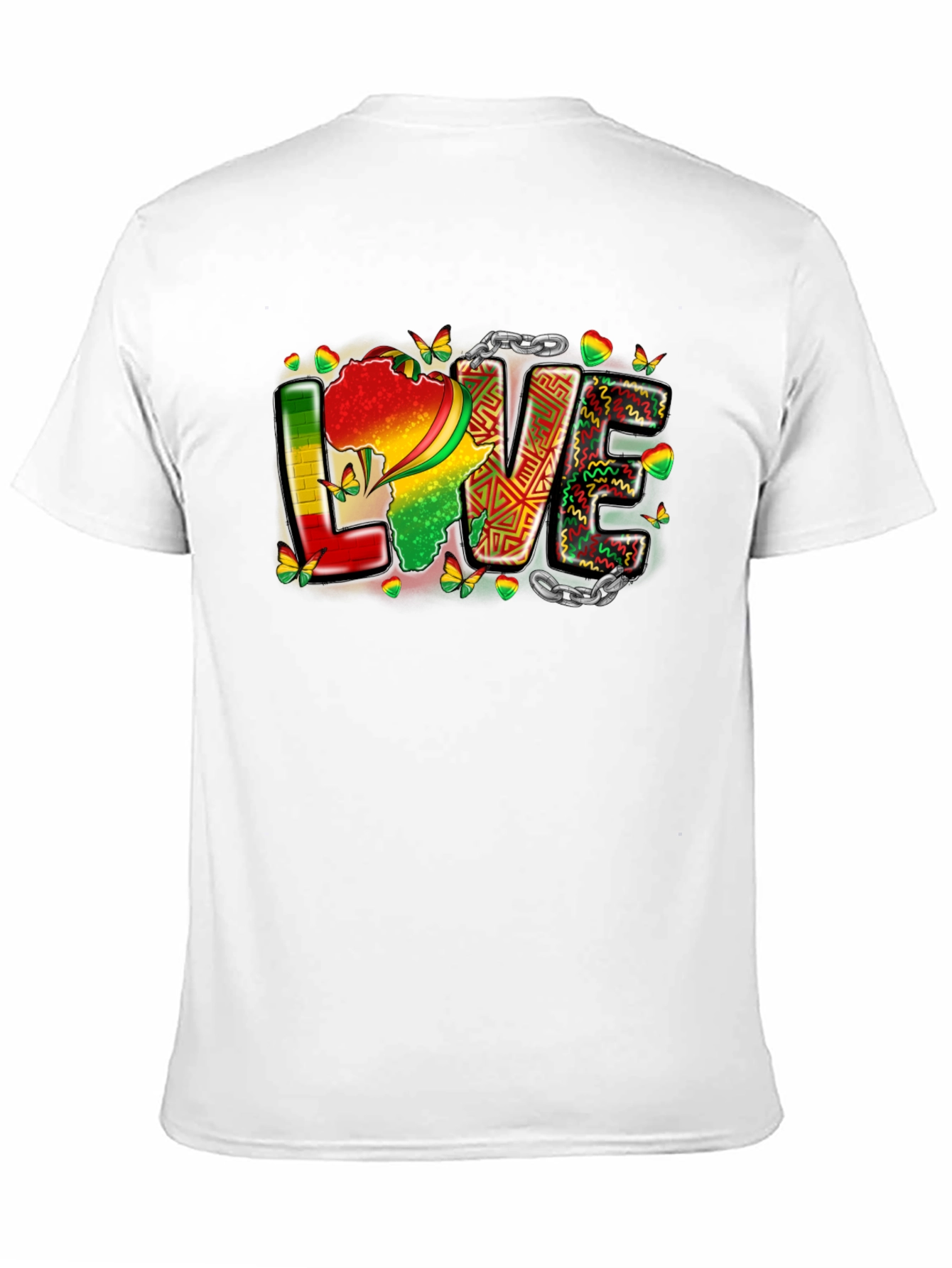 Africa Love T-Shirt - Black Pride