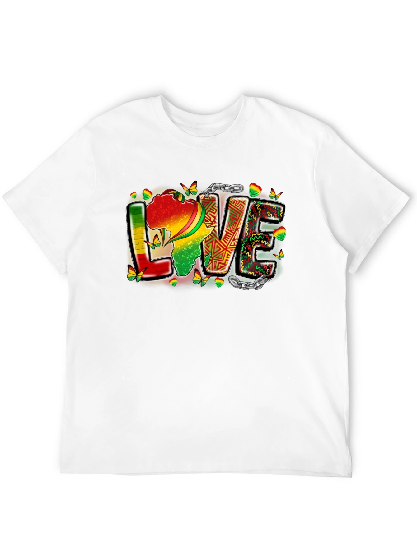 Africa Love T-Shirt - Black Pride
