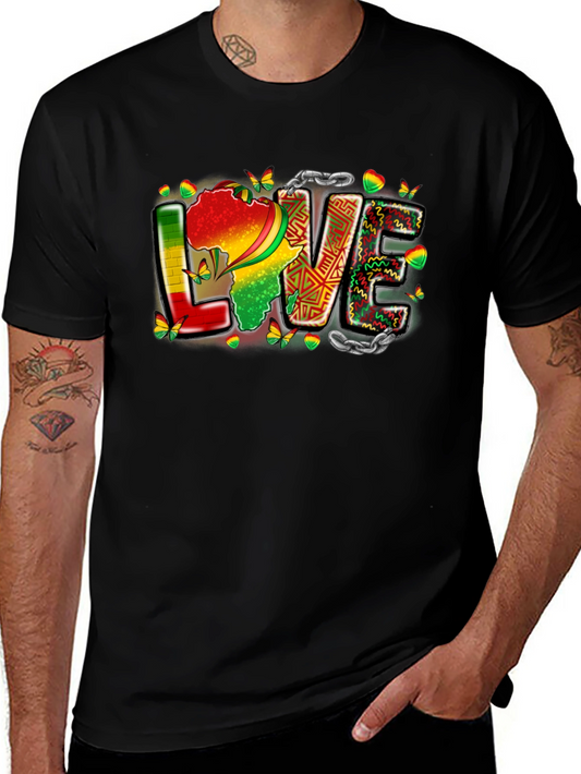 Africa Love T-Shirt - Black Pride