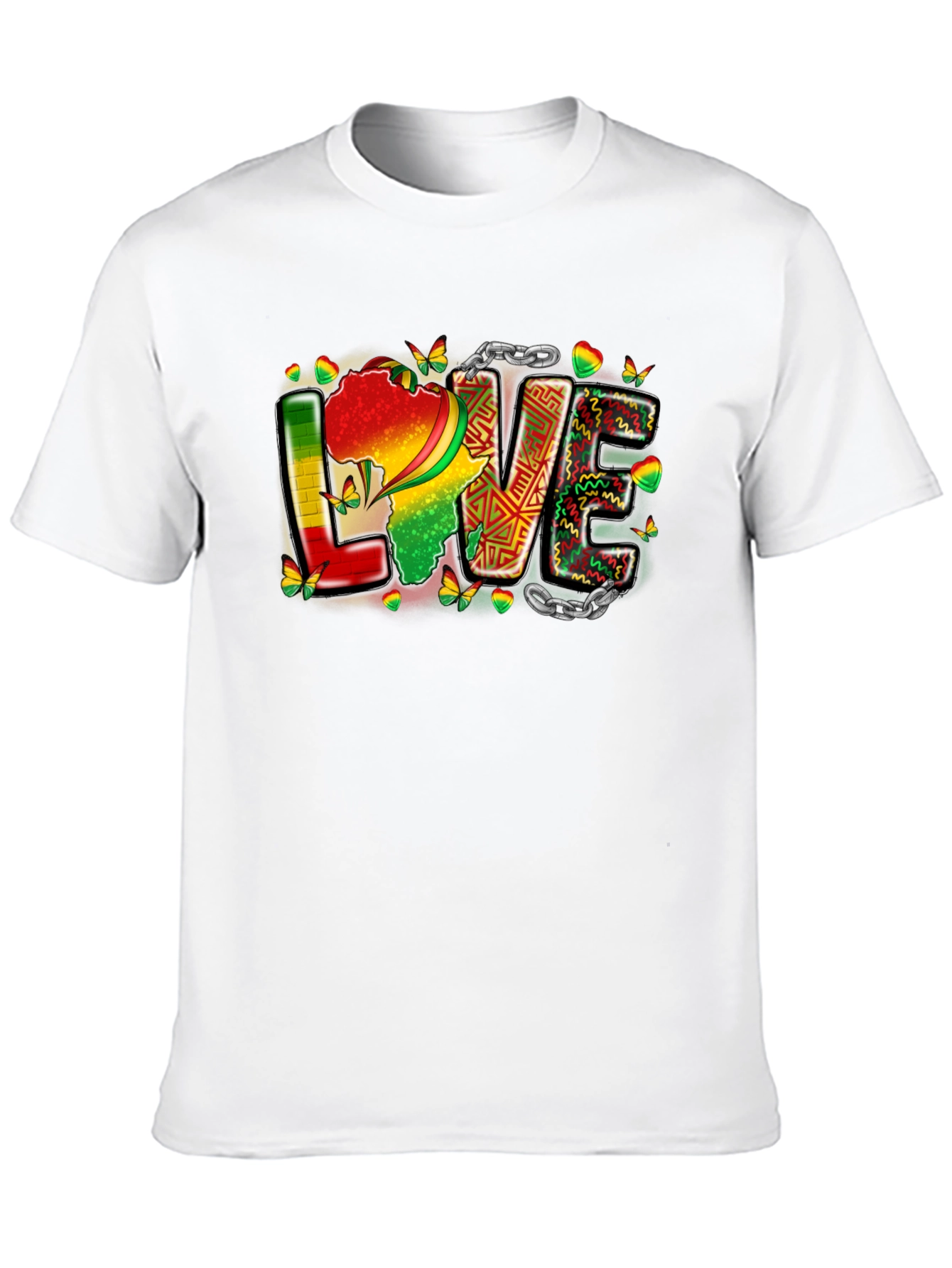 Africa Love T-Shirt - Black Pride