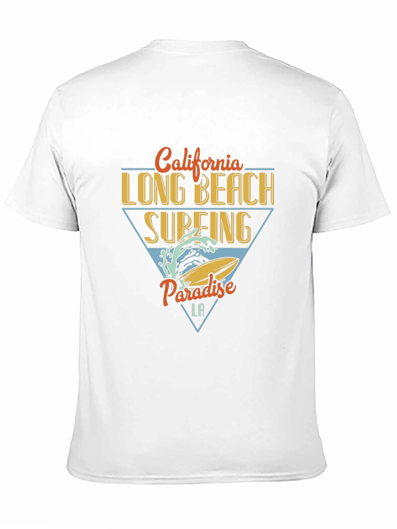 California Long Beach Surfing T-Shirt