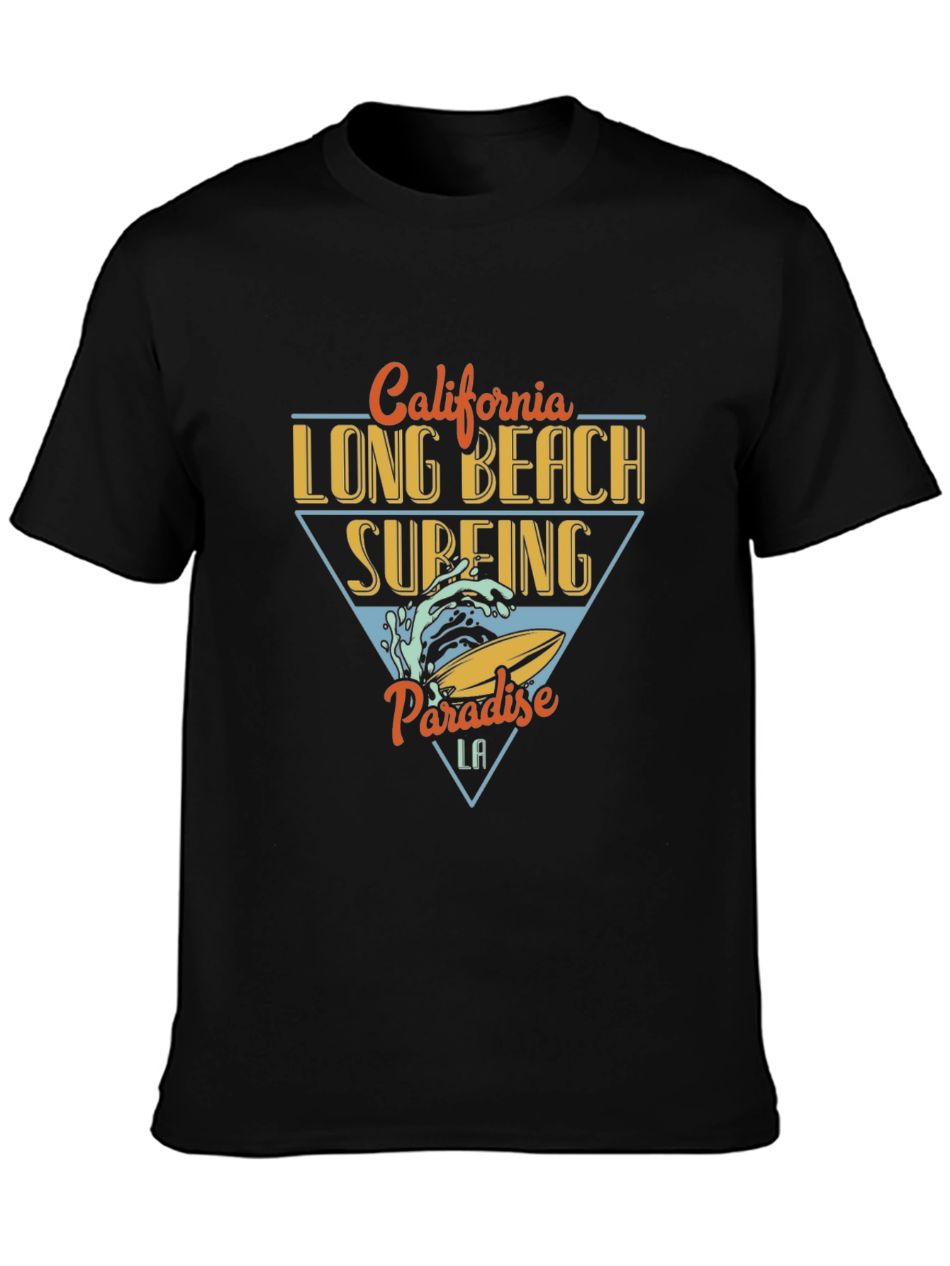 California Long Beach Surfing T-Shirt
