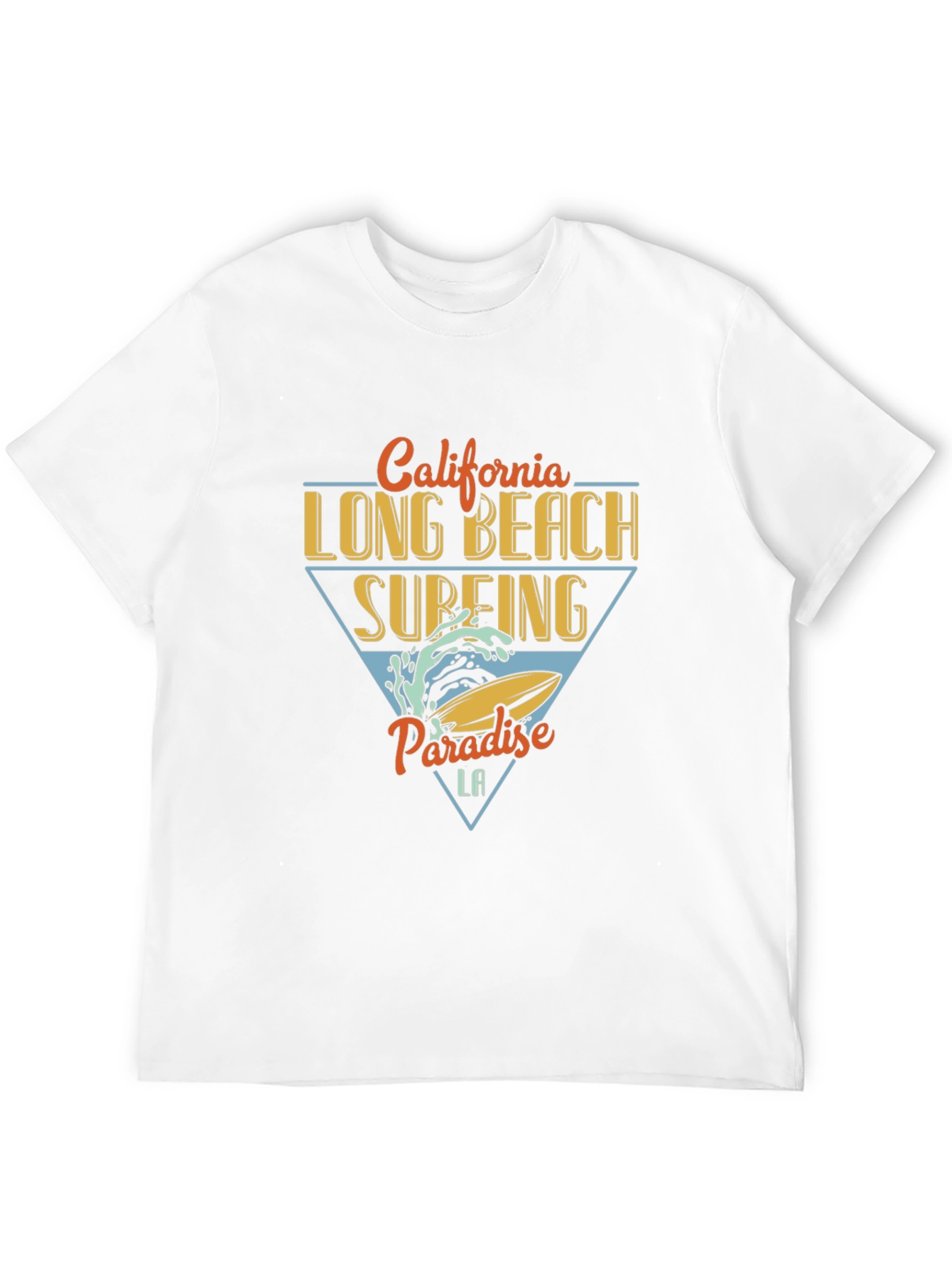 California Long Beach Surfing T-Shirt