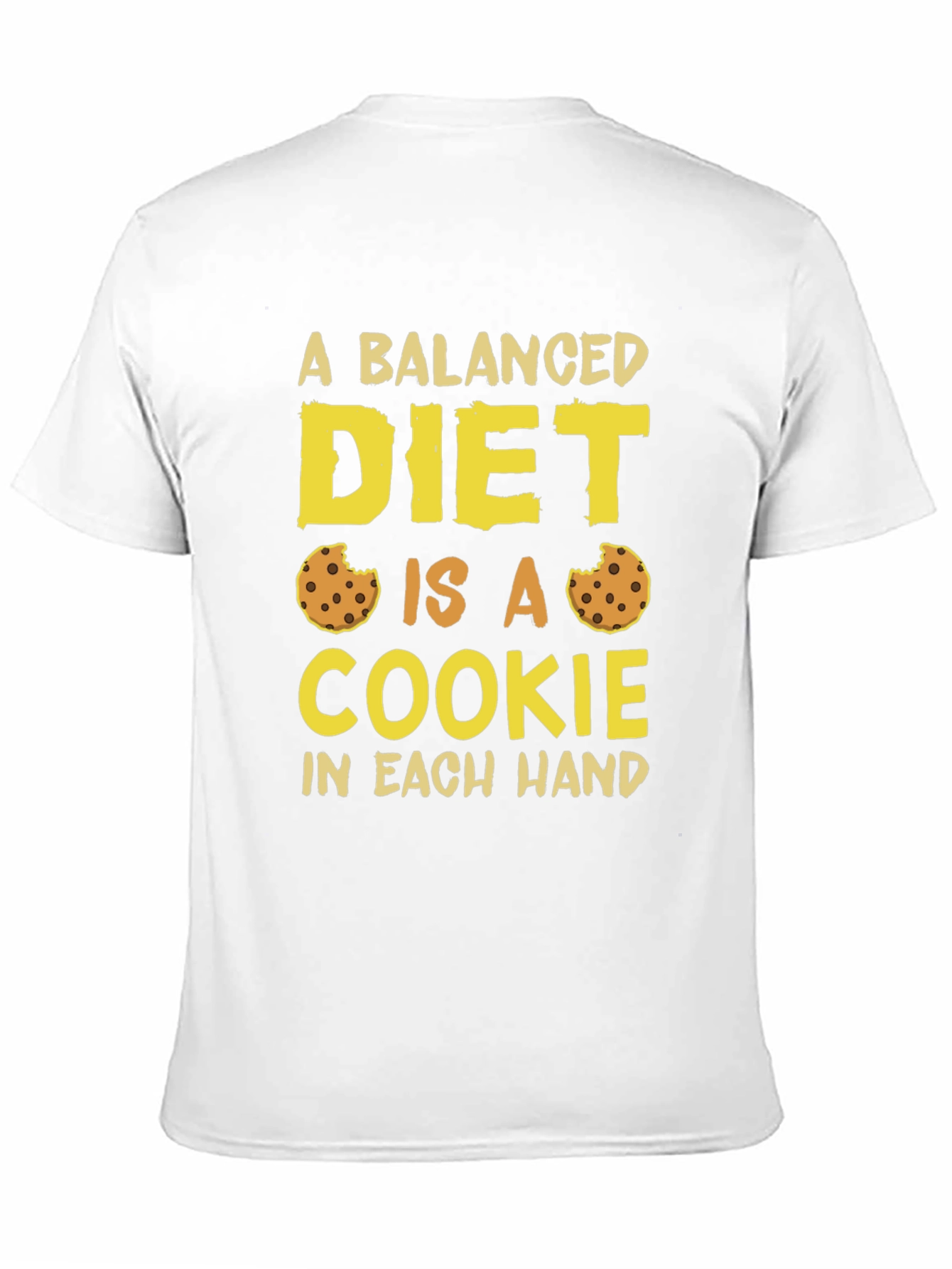 Balanced Diet Cookie T-Shirt Funny Foodie Tee