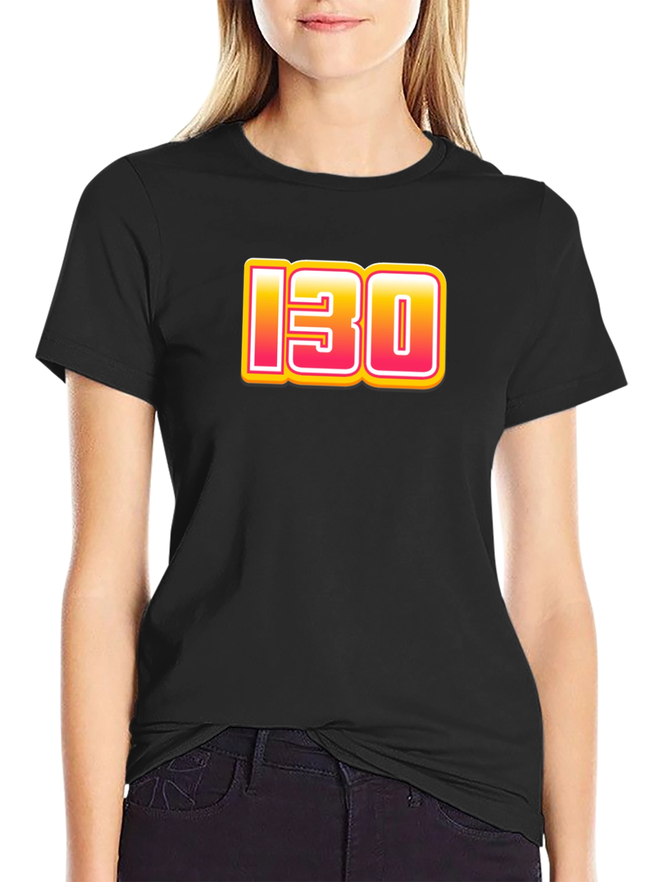 Cool 130 Graphic Black T-Shirt