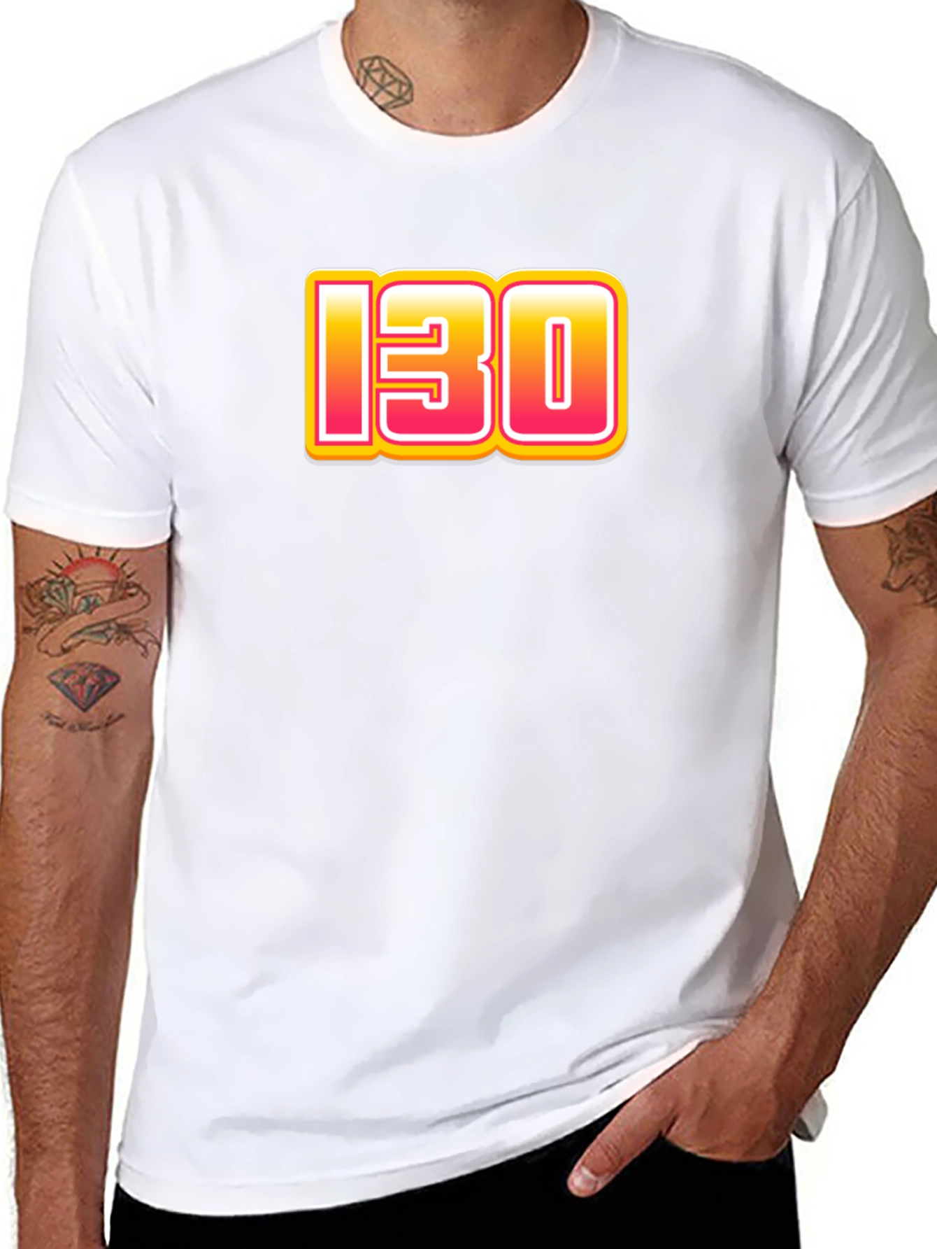 Cool 130 Graphic Black T-Shirt