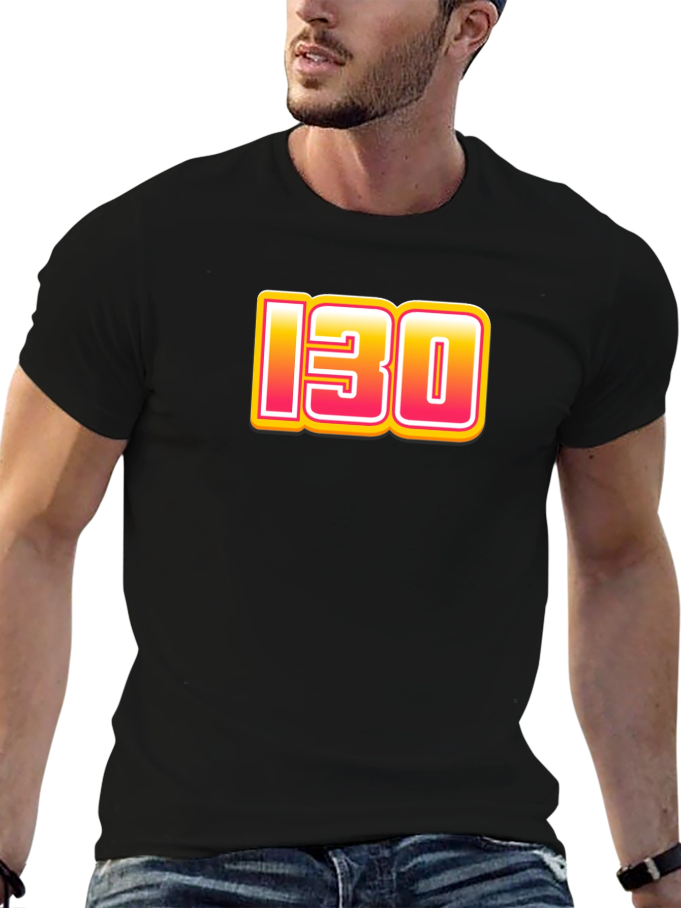 Cool 130 Graphic Black T-Shirt