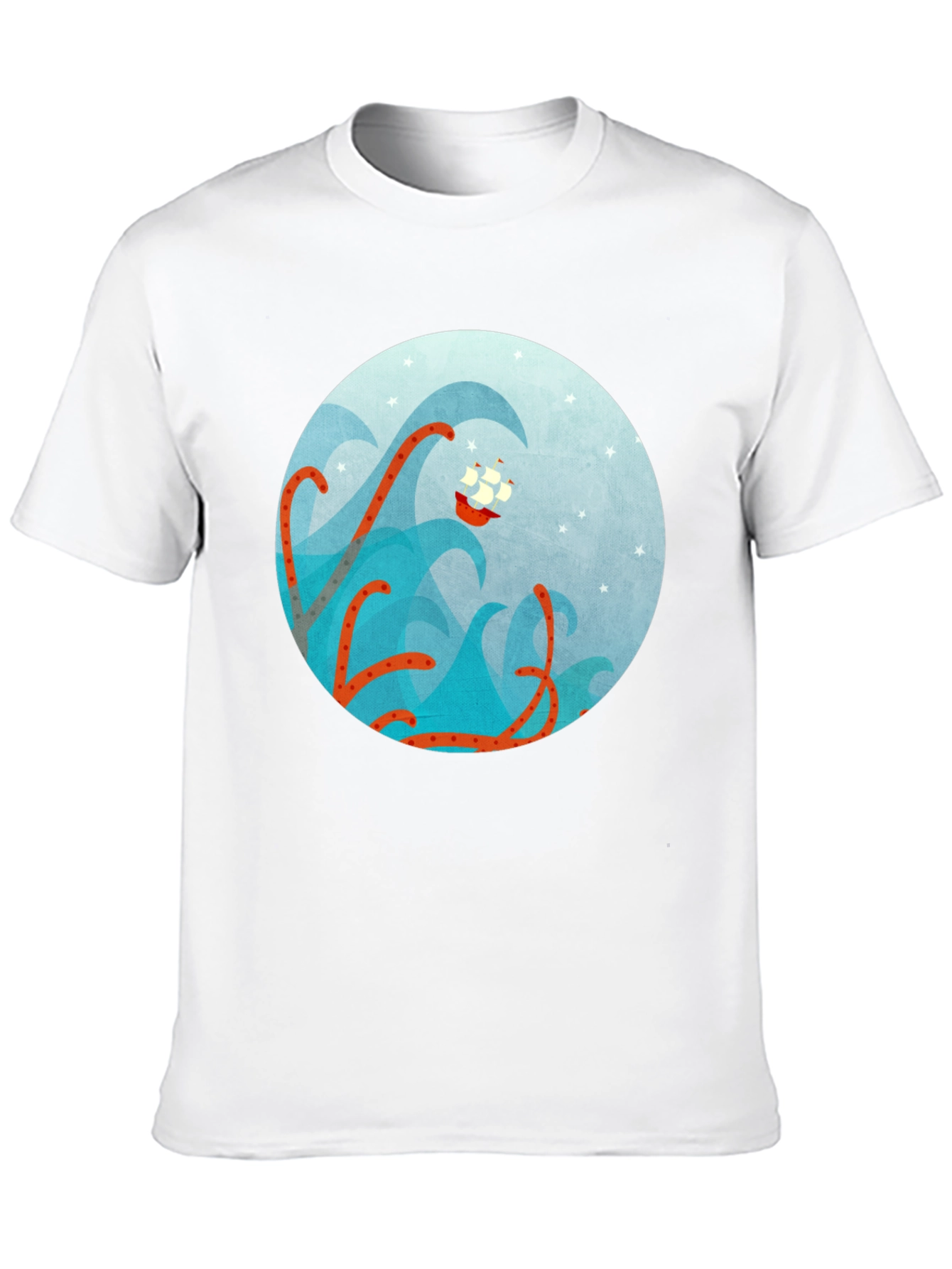 Kraken Attack T-Shirt - Nautical Adventure