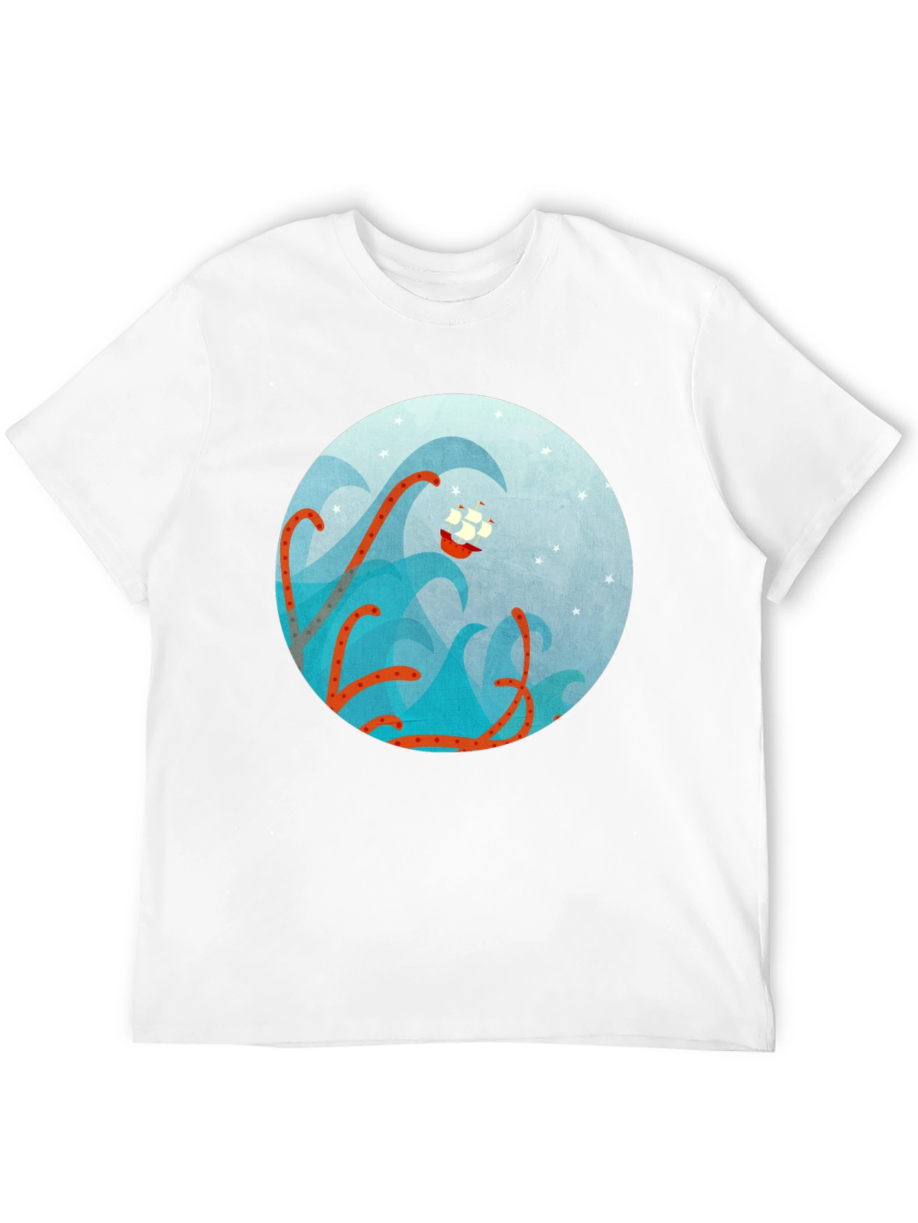 Kraken Attack T-Shirt - Nautical Adventure