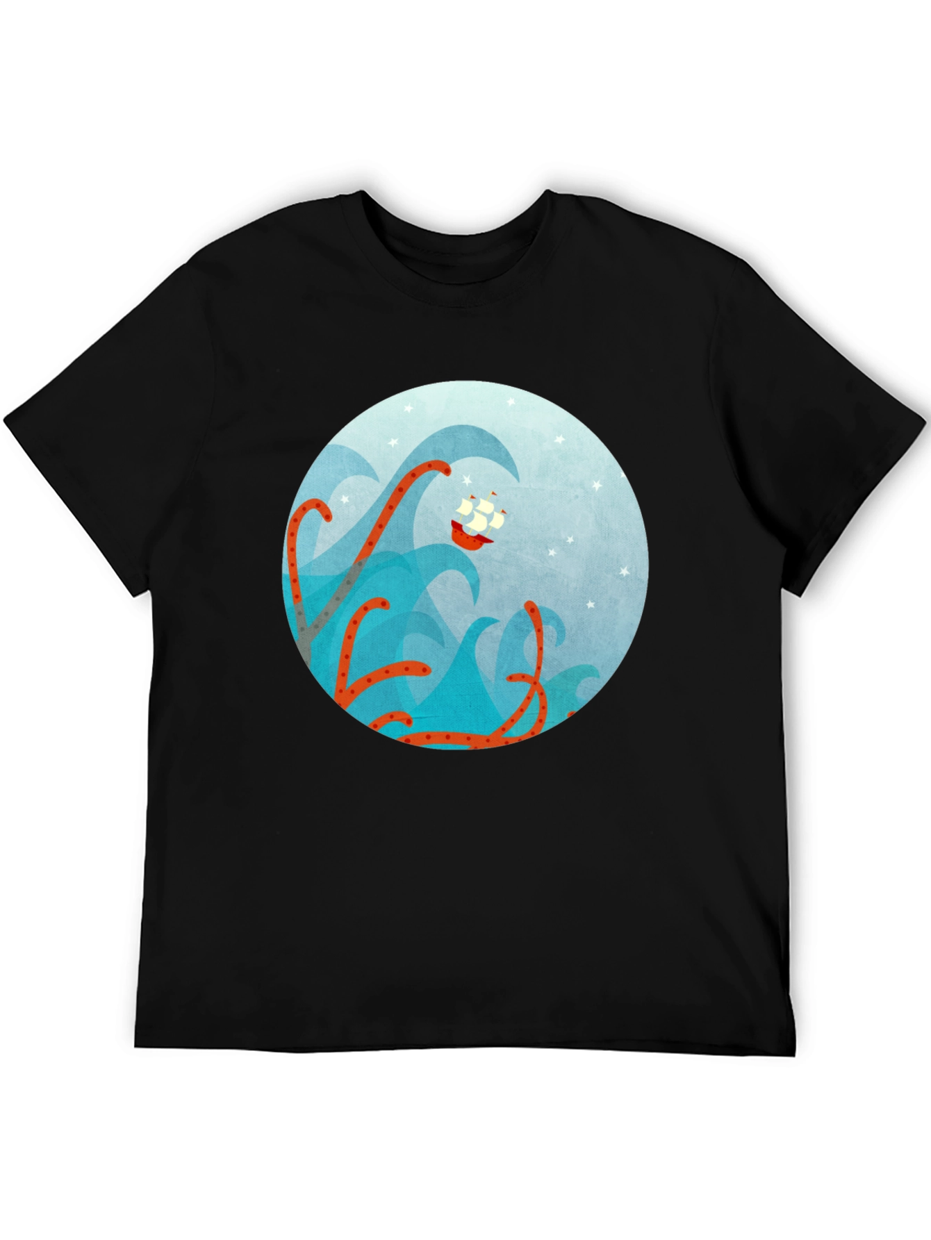 Kraken Attack T-Shirt - Nautical Adventure