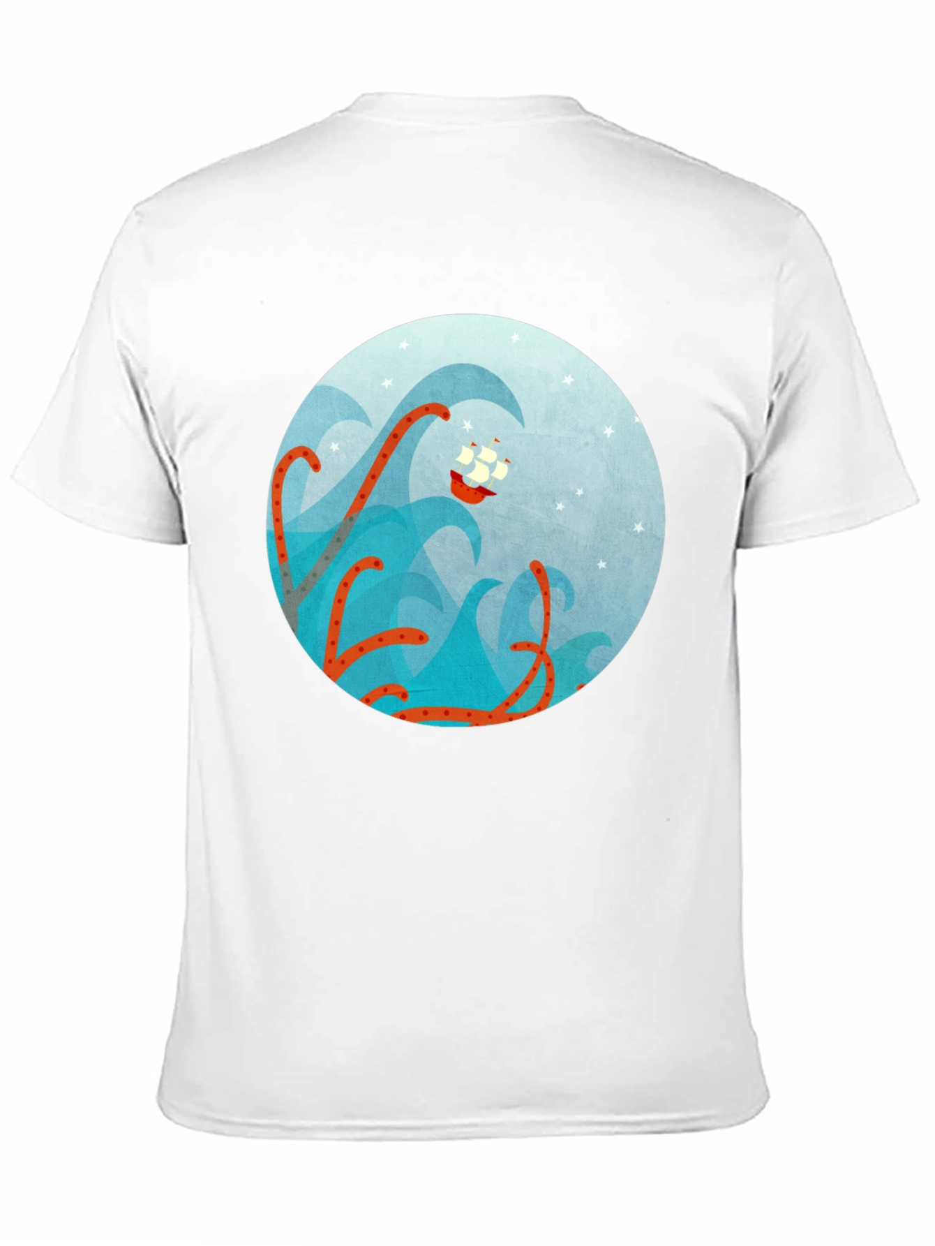 Kraken Attack T-Shirt - Nautical Adventure