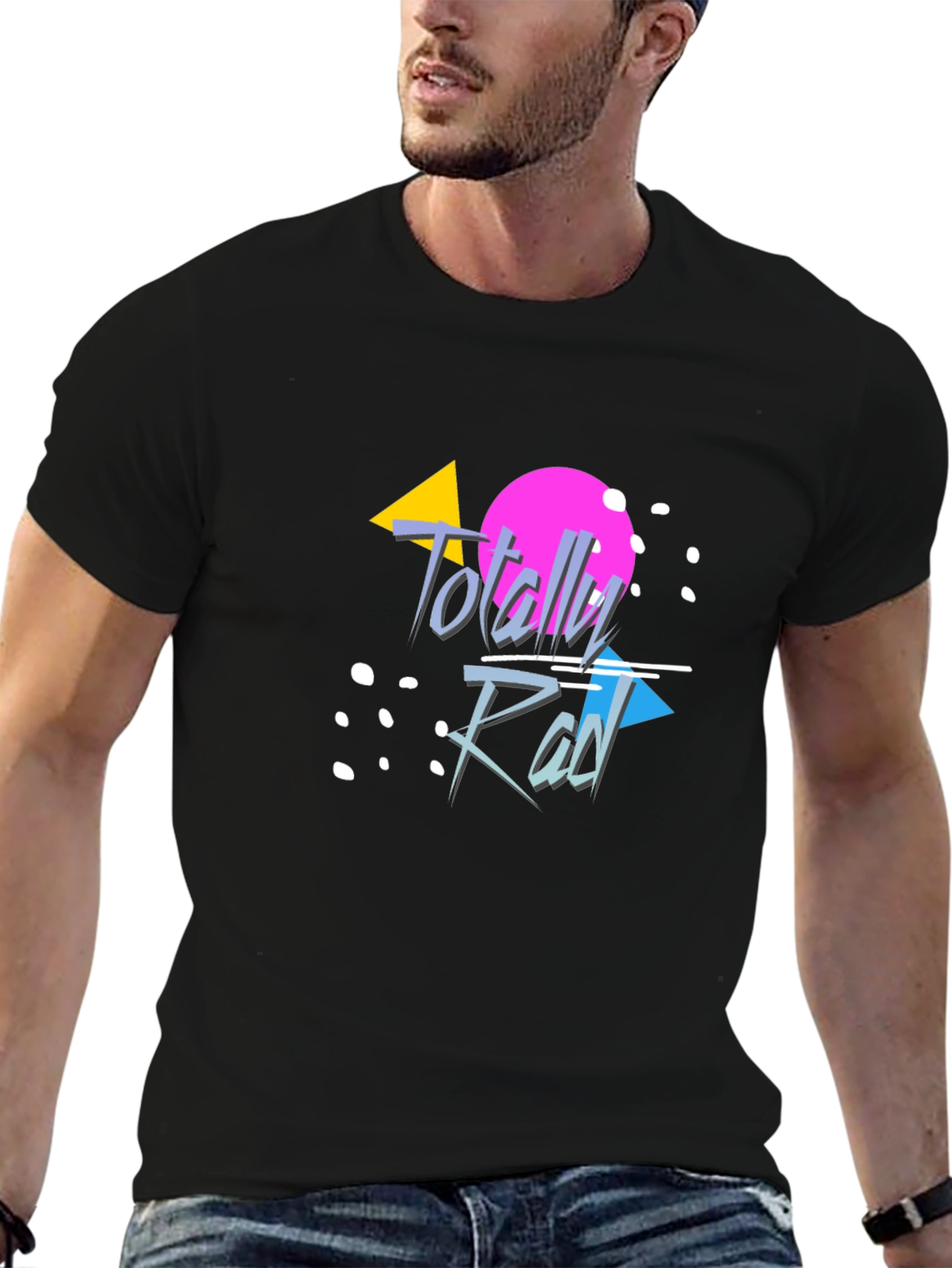 Totally Rad Graphic Tee - 80s Retro Style