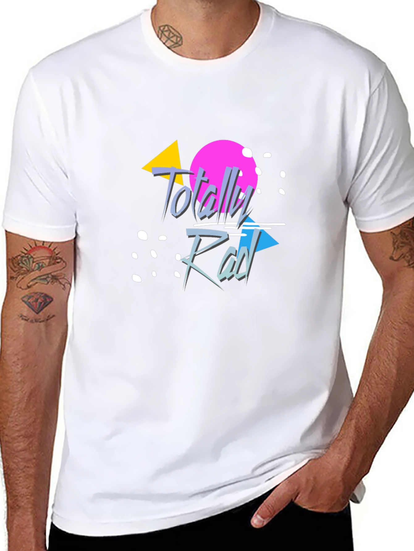 Totally Rad Graphic Tee - 80s Retro Style