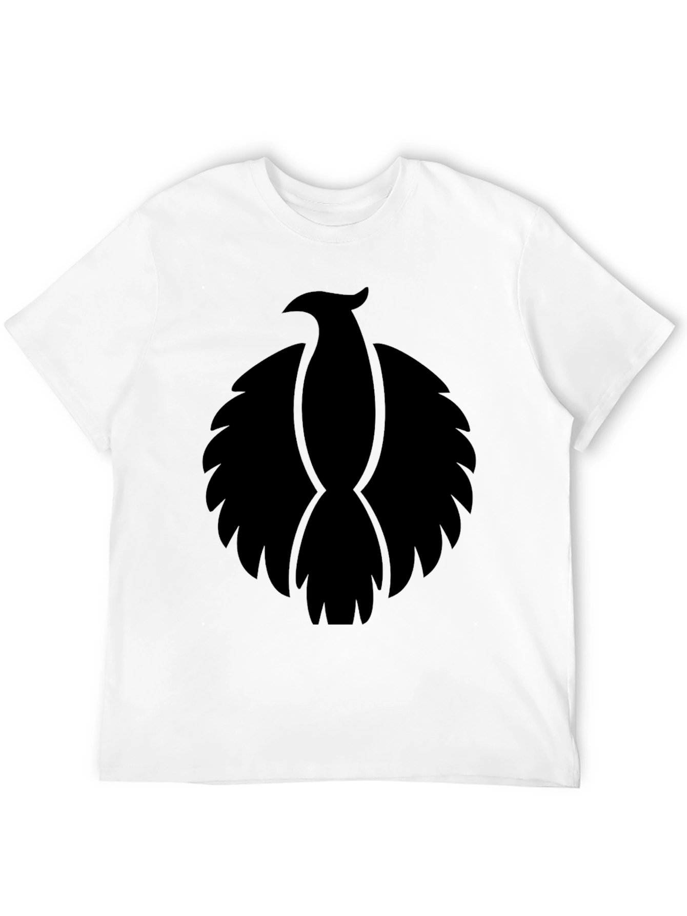 Black T-Shirt with Phoenix Graphic
