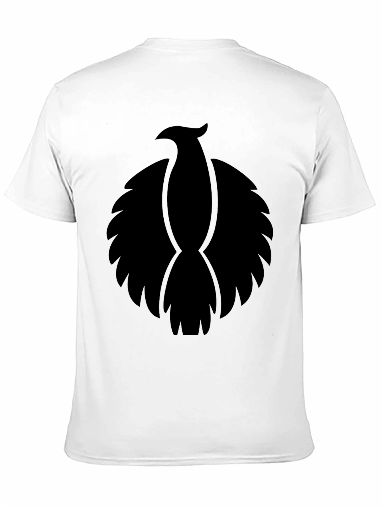 Black T-Shirt with Phoenix Graphic