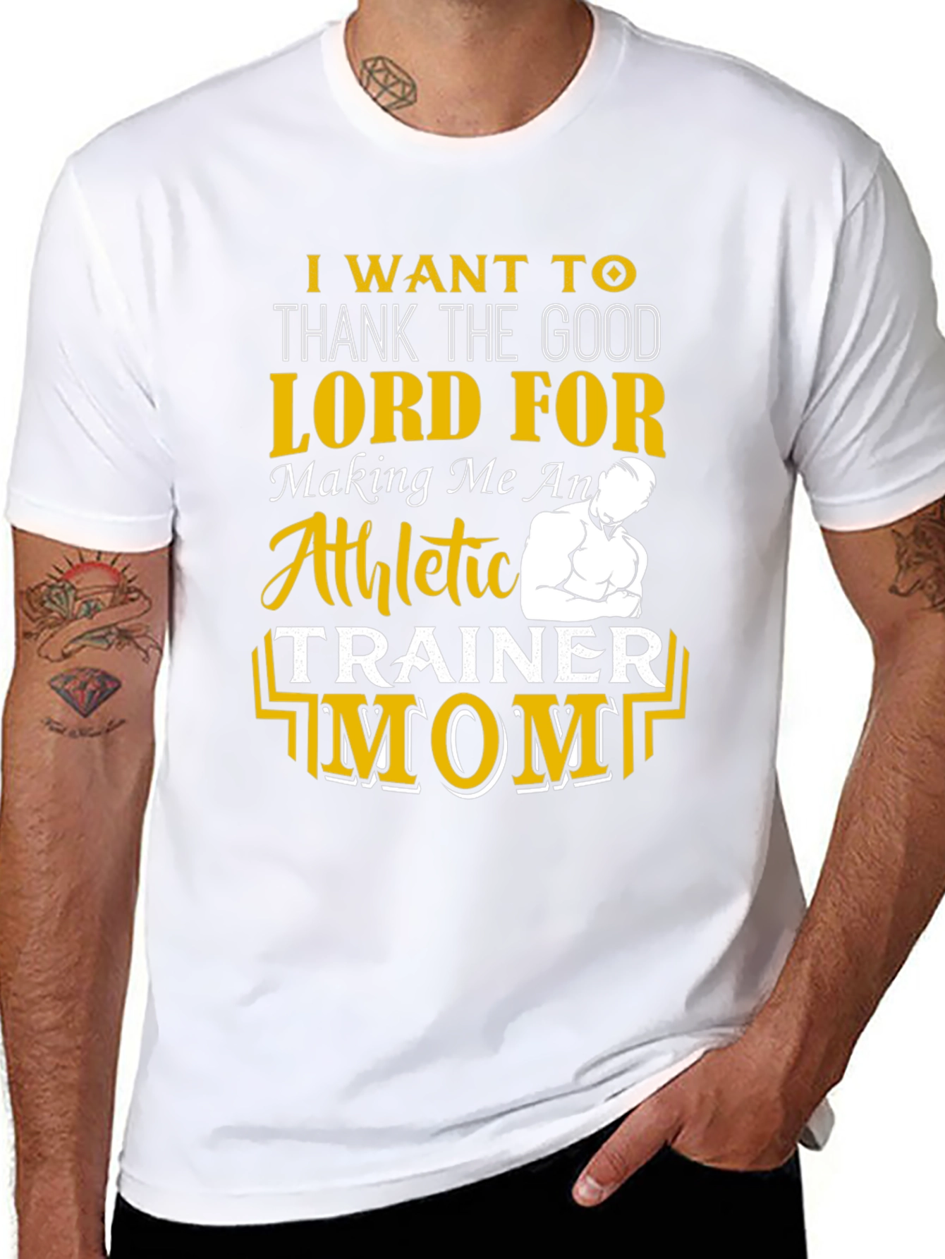 Athletic Trainer Mom Graphic T-Shirt