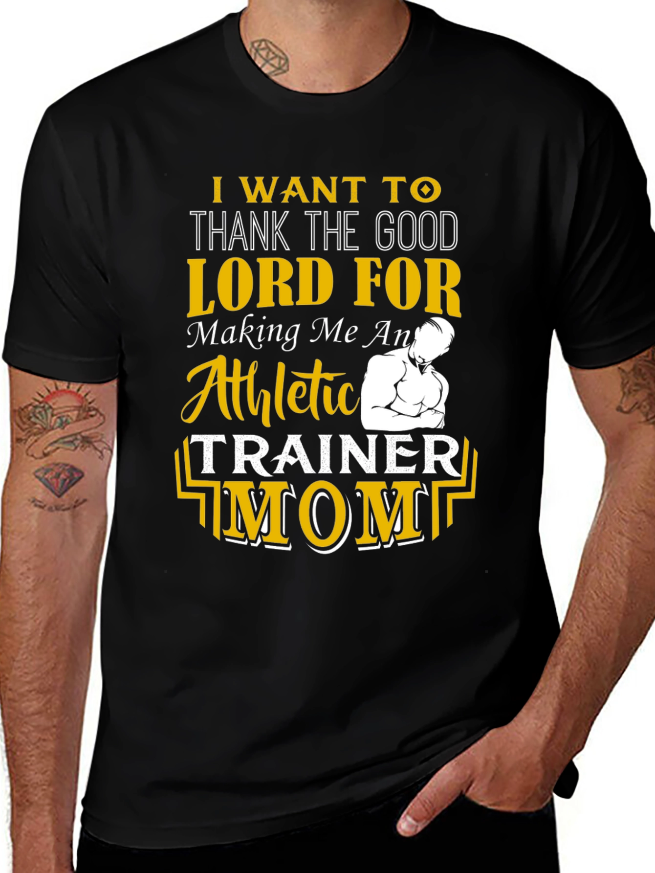 Athletic Trainer Mom Graphic T-Shirt