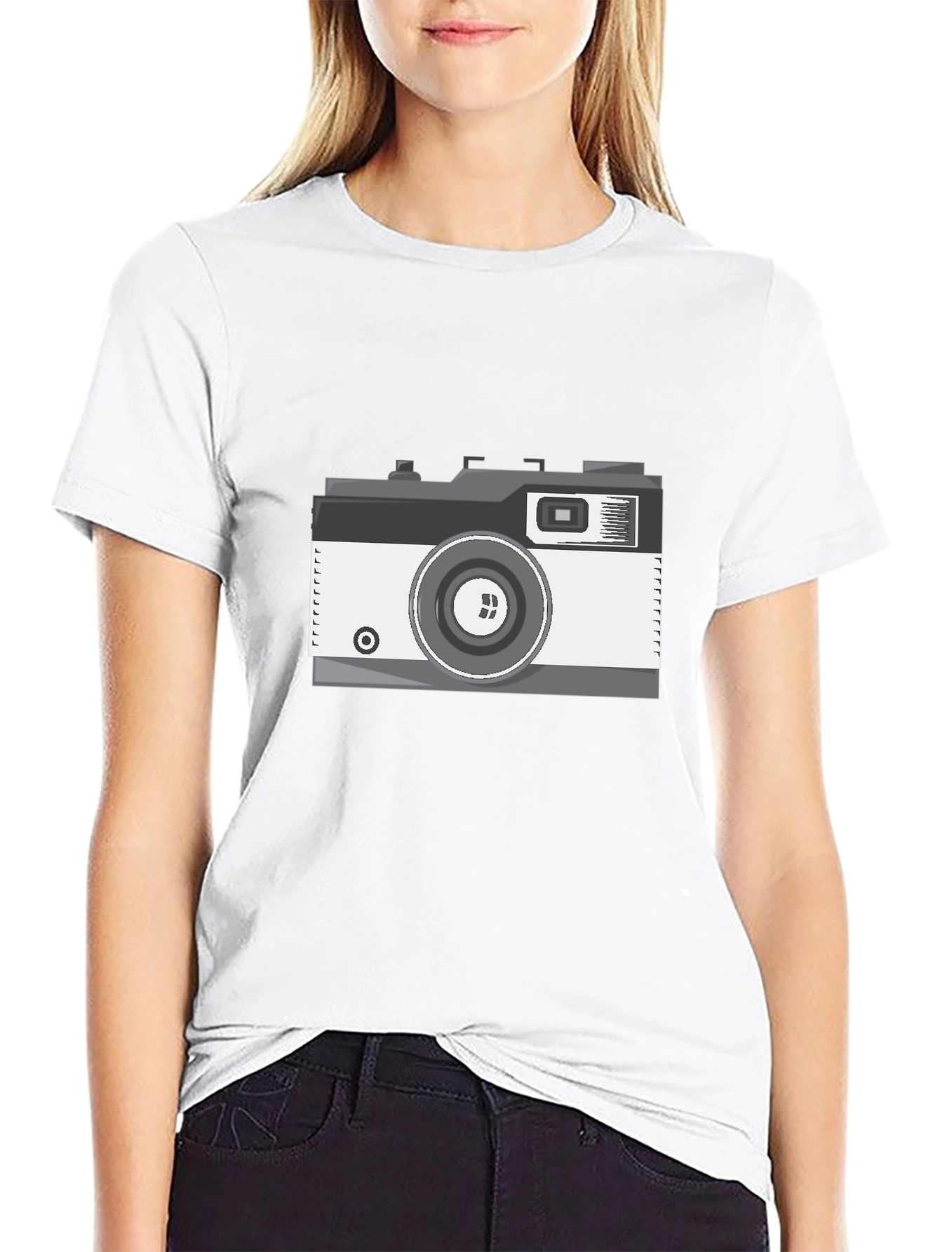 Retro Camera Graphic Tee - Classic Photography Lover Shirt