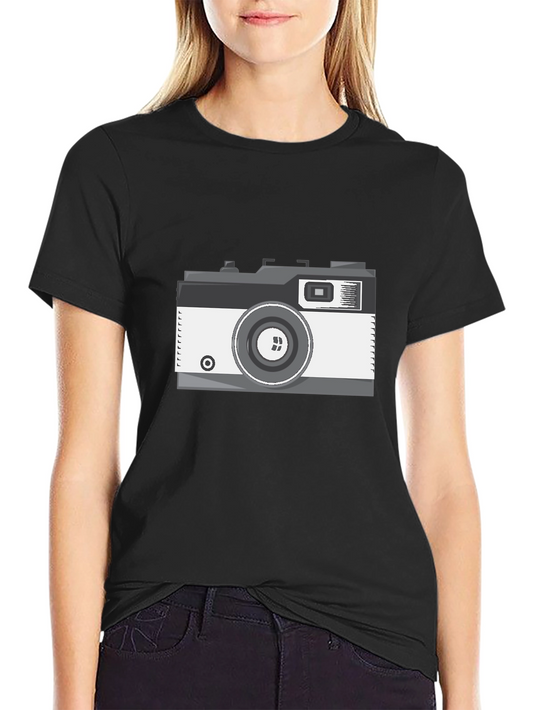 Retro Camera Graphic Tee - Classic Photography Lover Shirt