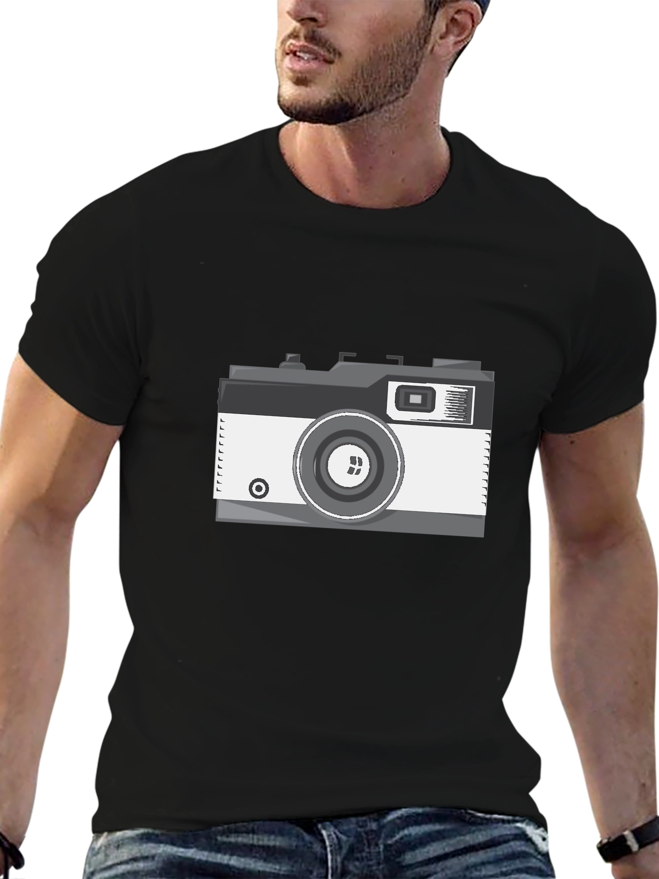 Retro Camera Graphic Tee - Classic Photography Lover Shirt
