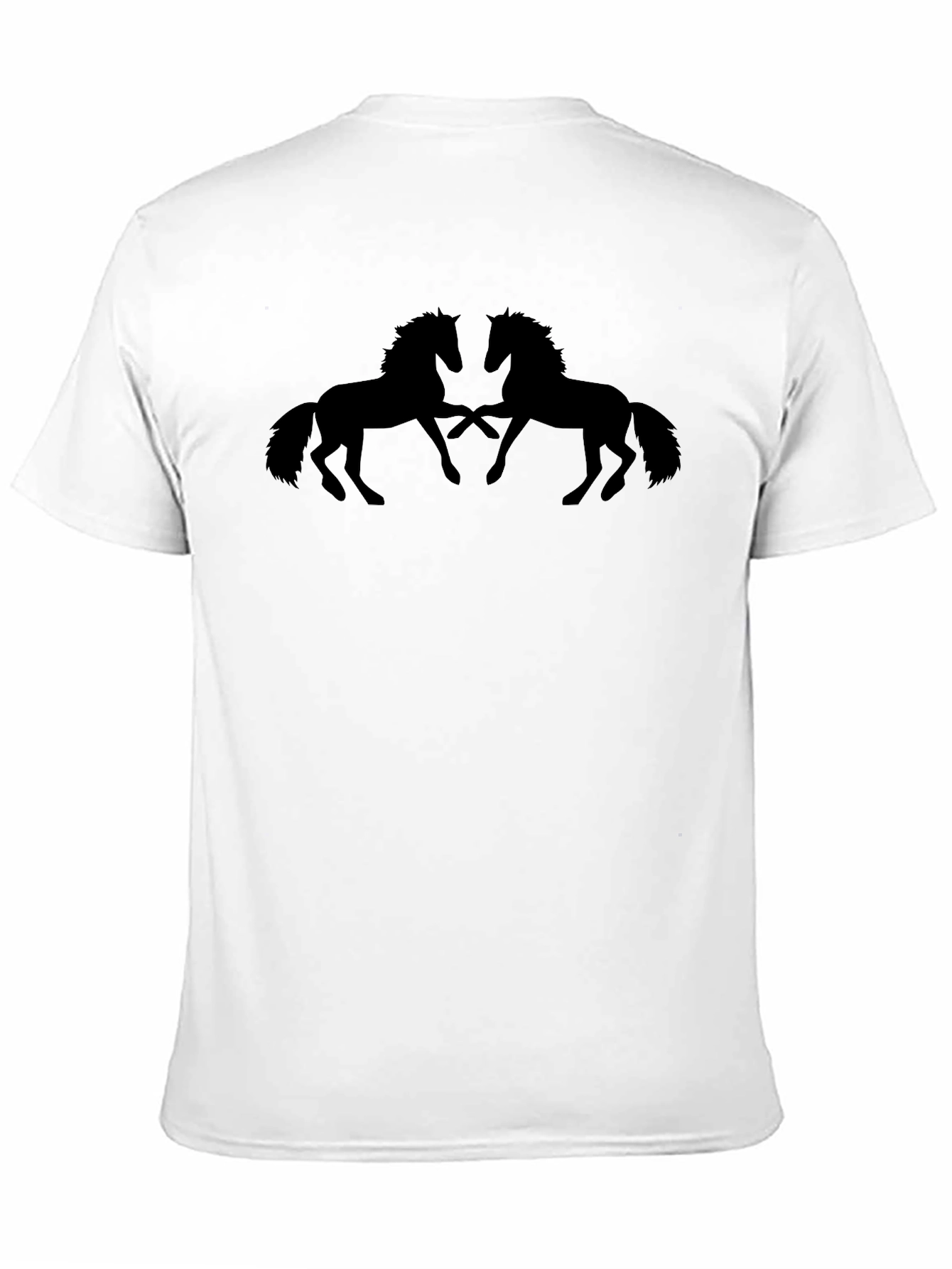 Black Horse Silhouette Graphic Tee
