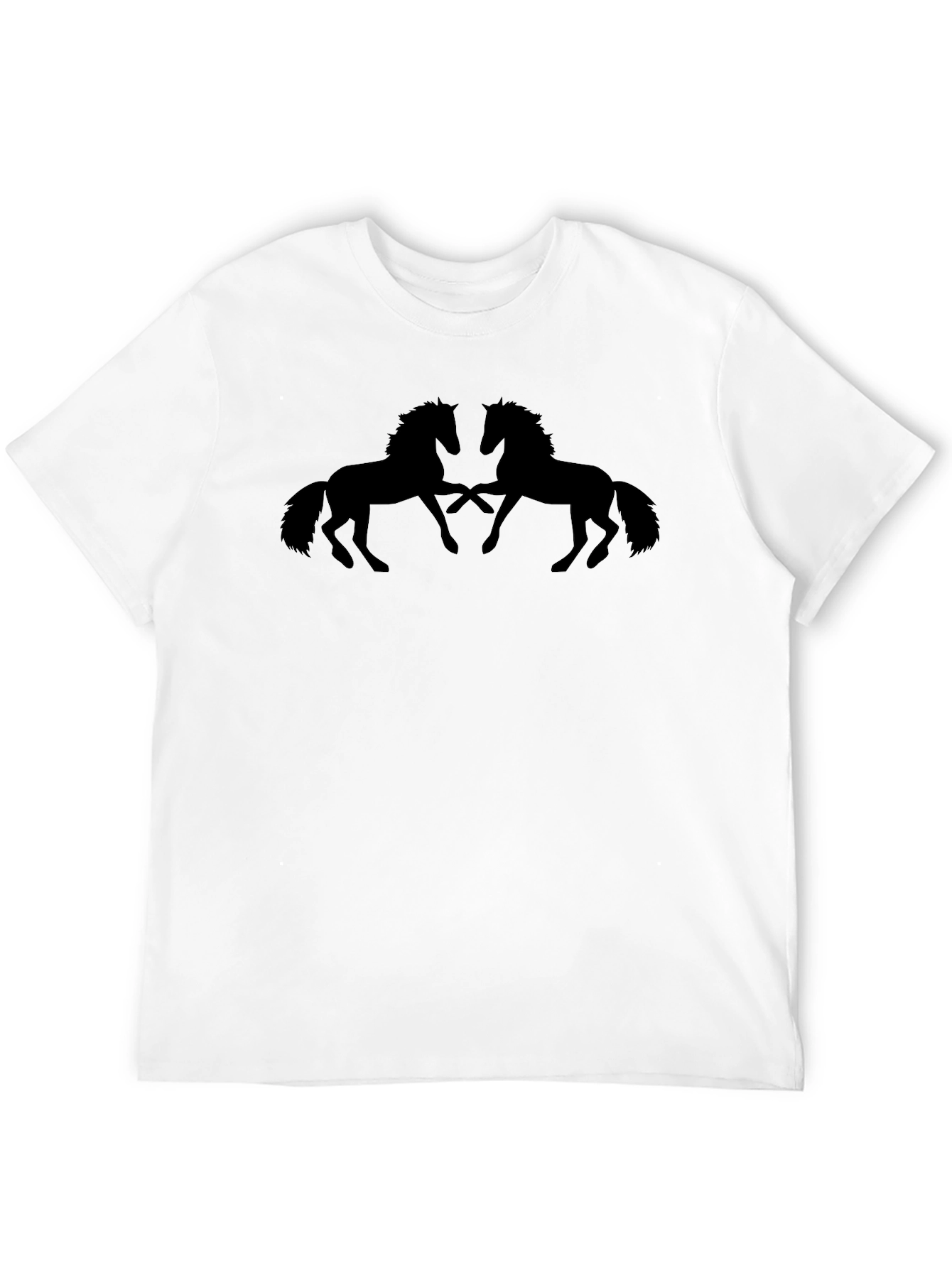 Black Horse Silhouette Graphic Tee