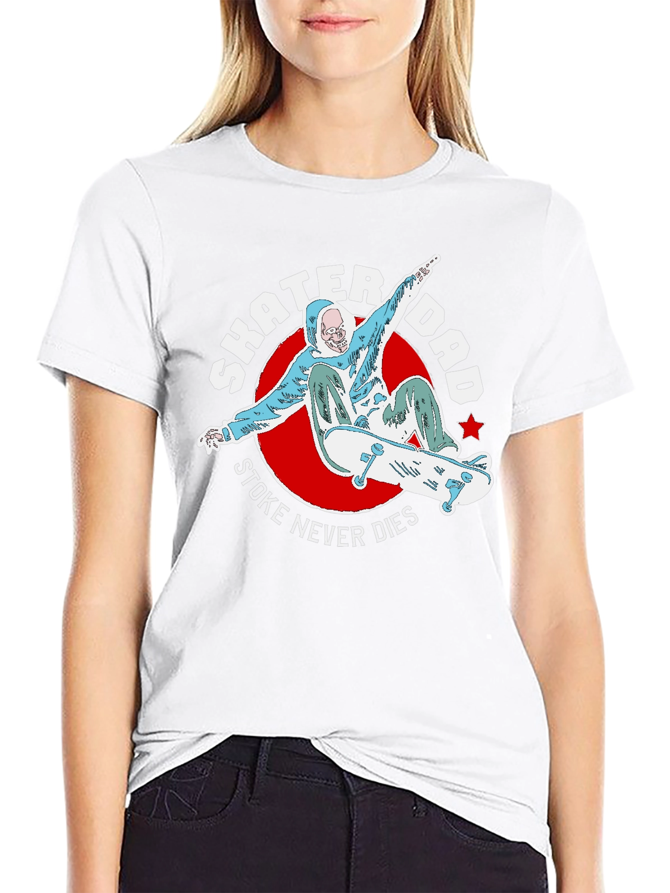 Skater Dad Tee - Stoke Never Dies